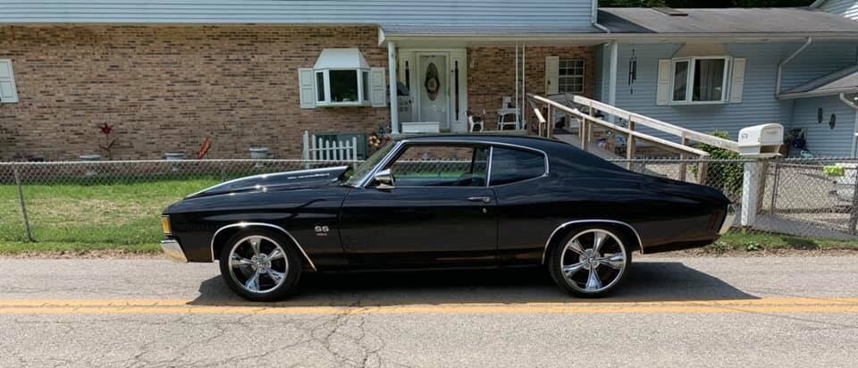 Used 1972 Chevrolet Chevelle -BIG BLOCK-4 SPEED-PURE MUSCLE-BLACK ON BLACK- | Mundelein, IL