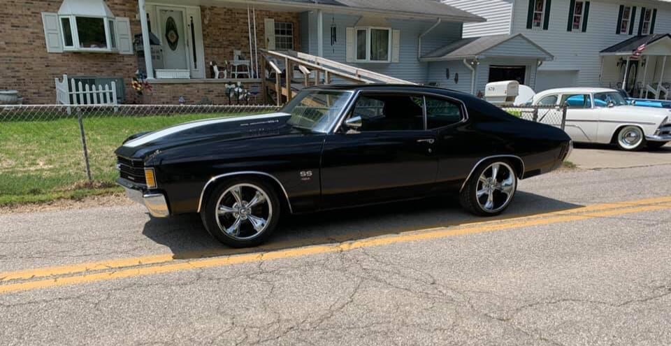 Used 1972 Chevrolet Chevelle -BIG BLOCK-4 SPEED-PURE MUSCLE-BLACK ON BLACK- | Mundelein, IL