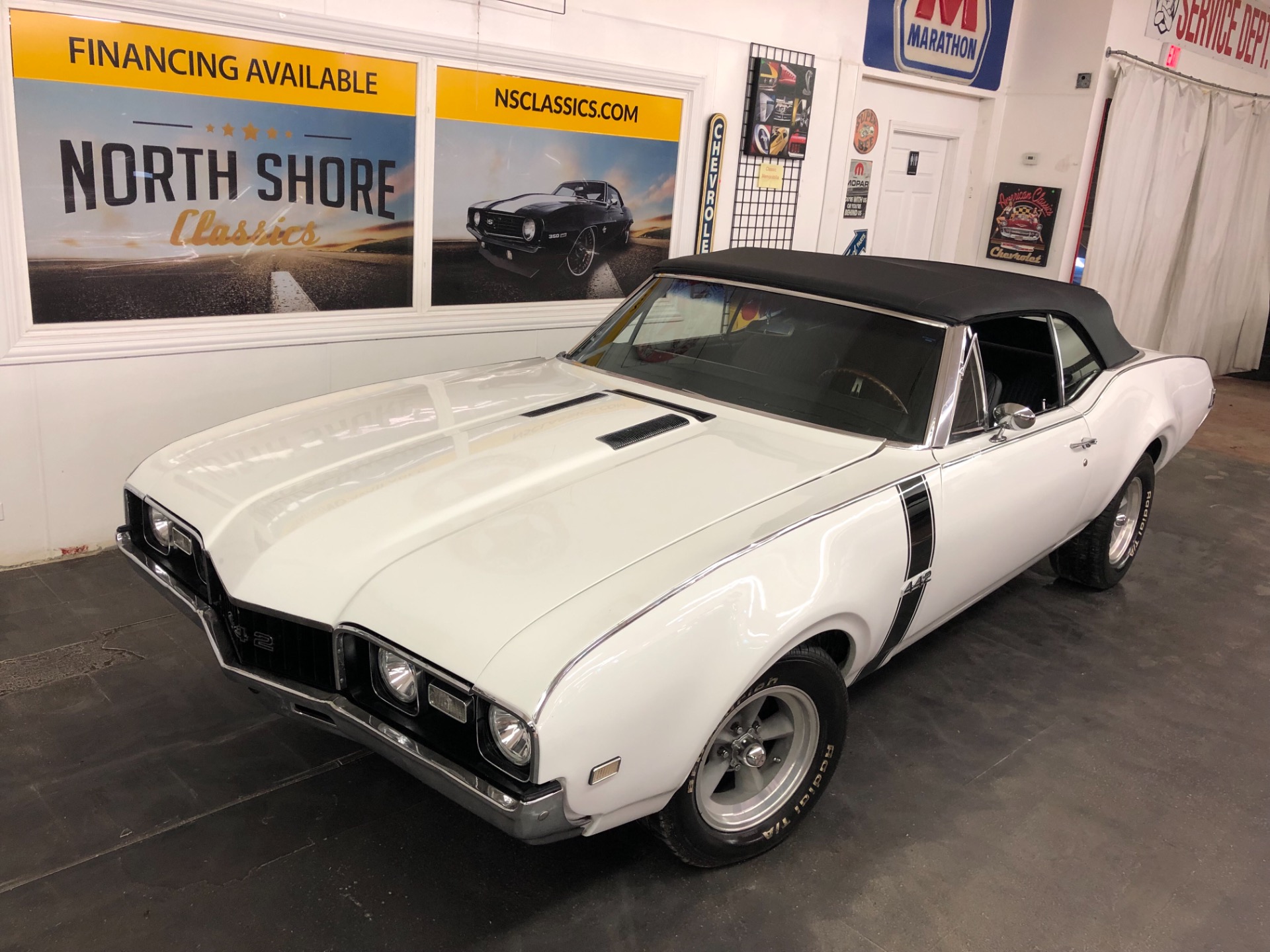 Used 1968 Oldsmobile Cutlass -CONVERTIBLE-BIG BLOCK with 4 SPEED-12 BOLT-PS-PB-GOOD CONDITION-SEE VIDEO | Mundelein, IL