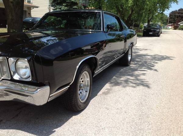 Used 1972 Chevrolet Monte Carlo RESTORED BIG BLOCK 454- THE BLACK BEAST- | Mundelein, IL
