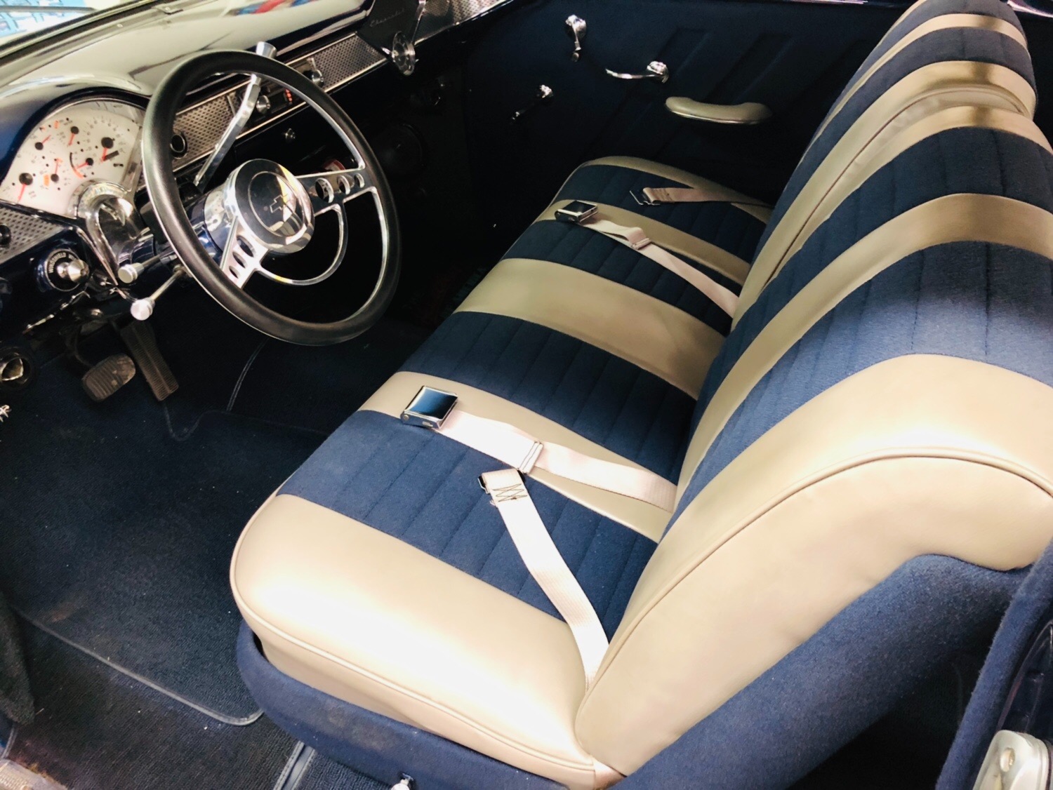 Used 1955 Chevrolet Bel Air/150/210 -AMERICAN CLASSIC PRO TOURING RESTORED AC CUSTOM HOTROD VINTAGE-SEE VIDEO | Mundelein, IL