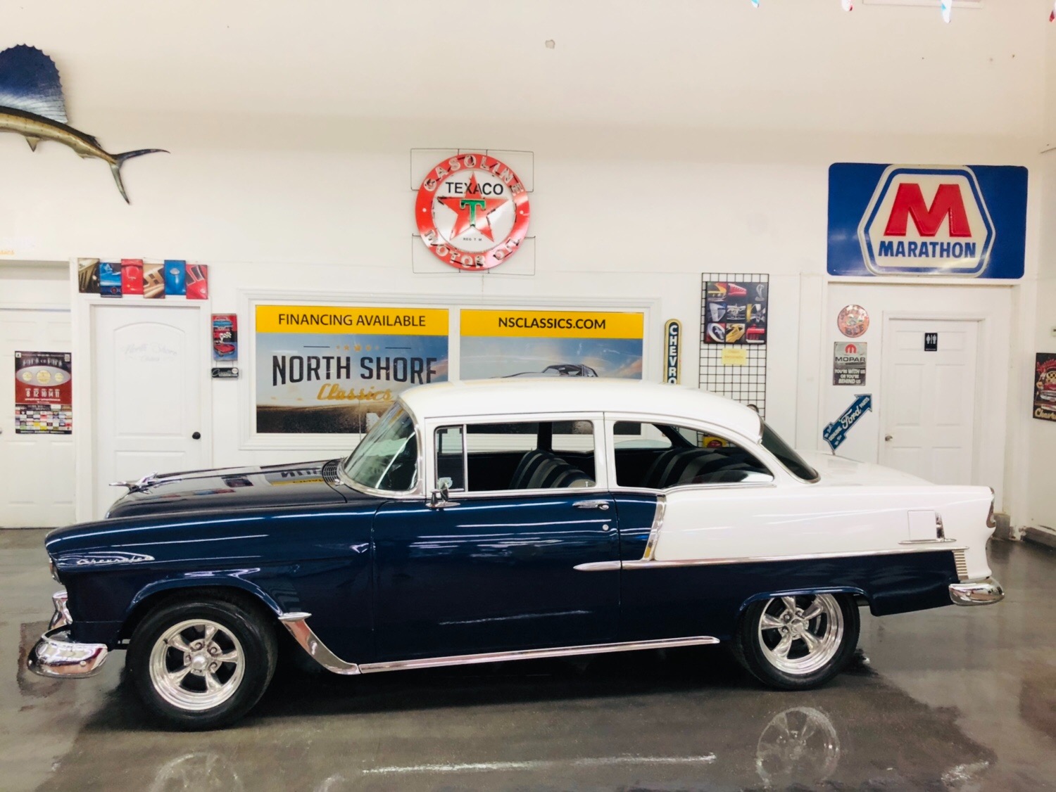 Used 1955 Chevrolet Bel Air/150/210 -AMERICAN CLASSIC PRO TOURING RESTORED AC CUSTOM HOTROD VINTAGE-SEE VIDEO | Mundelein, IL