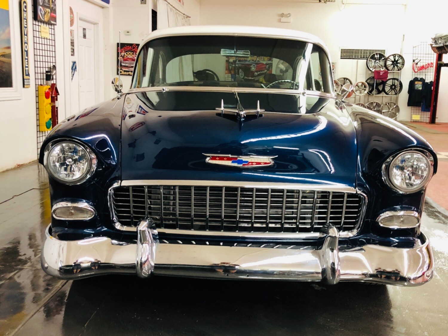 Used 1955 Chevrolet Bel Air/150/210 -AMERICAN CLASSIC PRO TOURING RESTORED AC CUSTOM HOTROD VINTAGE-SEE VIDEO | Mundelein, IL