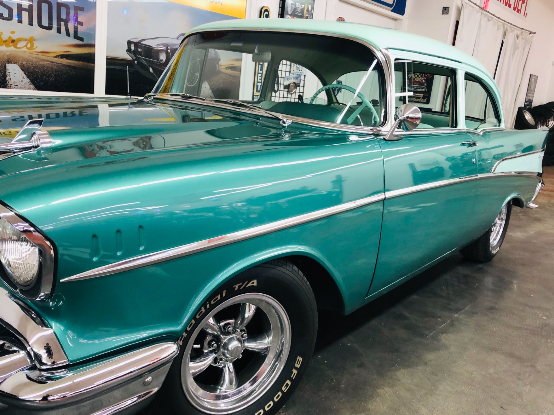 Used 1957 Chevrolet Bel Air/150/210 -WELL MAINTAINED HEIDTS SUSPENSION-AUTOMATIC-SEE VIDEO | Mundelein, IL