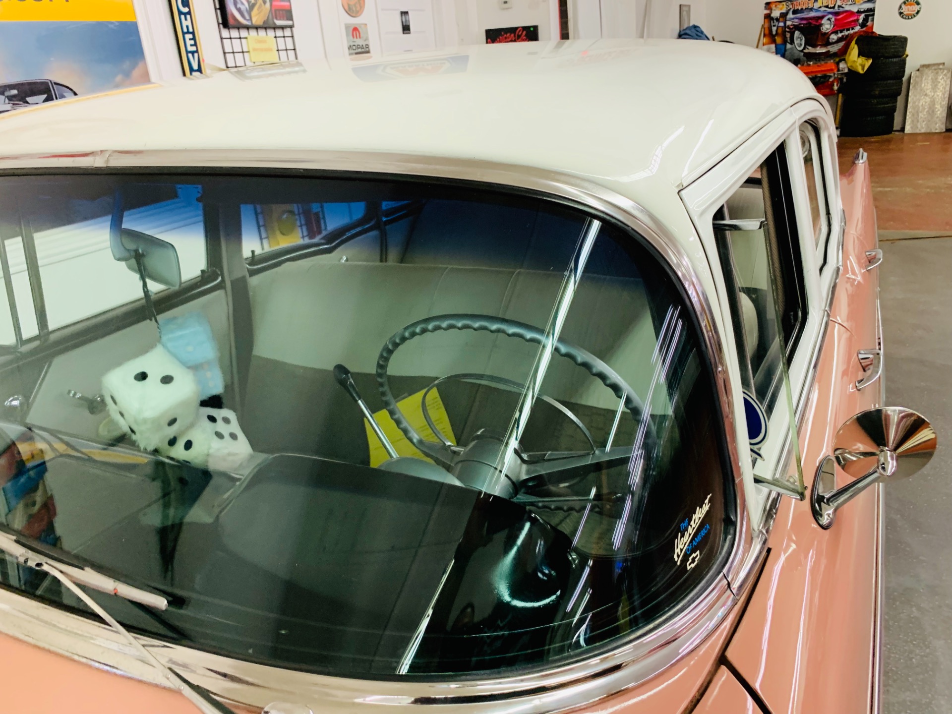 Used 1957 Chevrolet Bel Air/150/210 -4 DOOR SEDAN - CANYON CORAL - GREAT ORIGINAL CONDITION | Mundelein, IL
