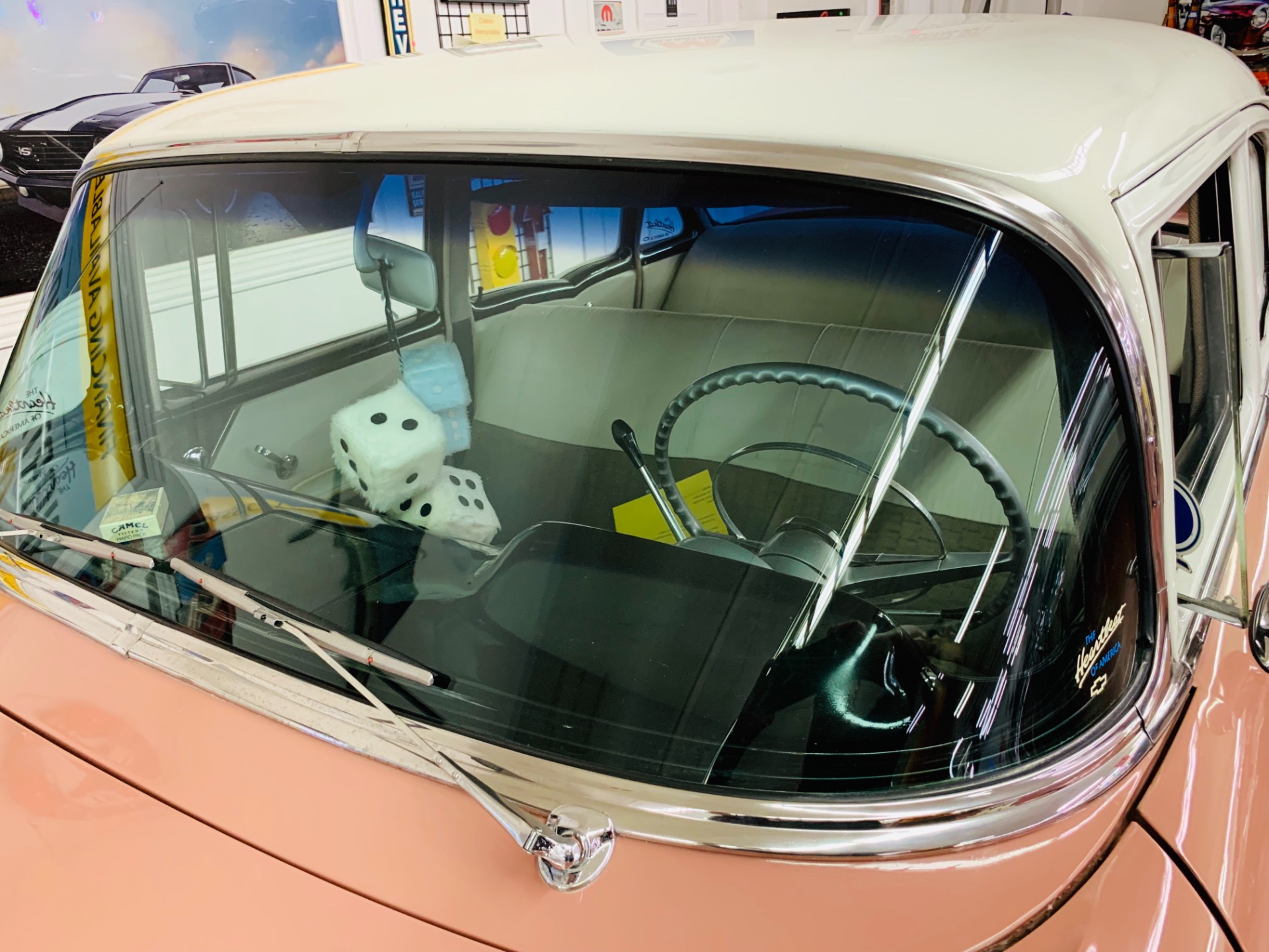 Used 1957 Chevrolet Bel Air/150/210 -4 DOOR SEDAN - CANYON CORAL - GREAT ORIGINAL CONDITION | Mundelein, IL