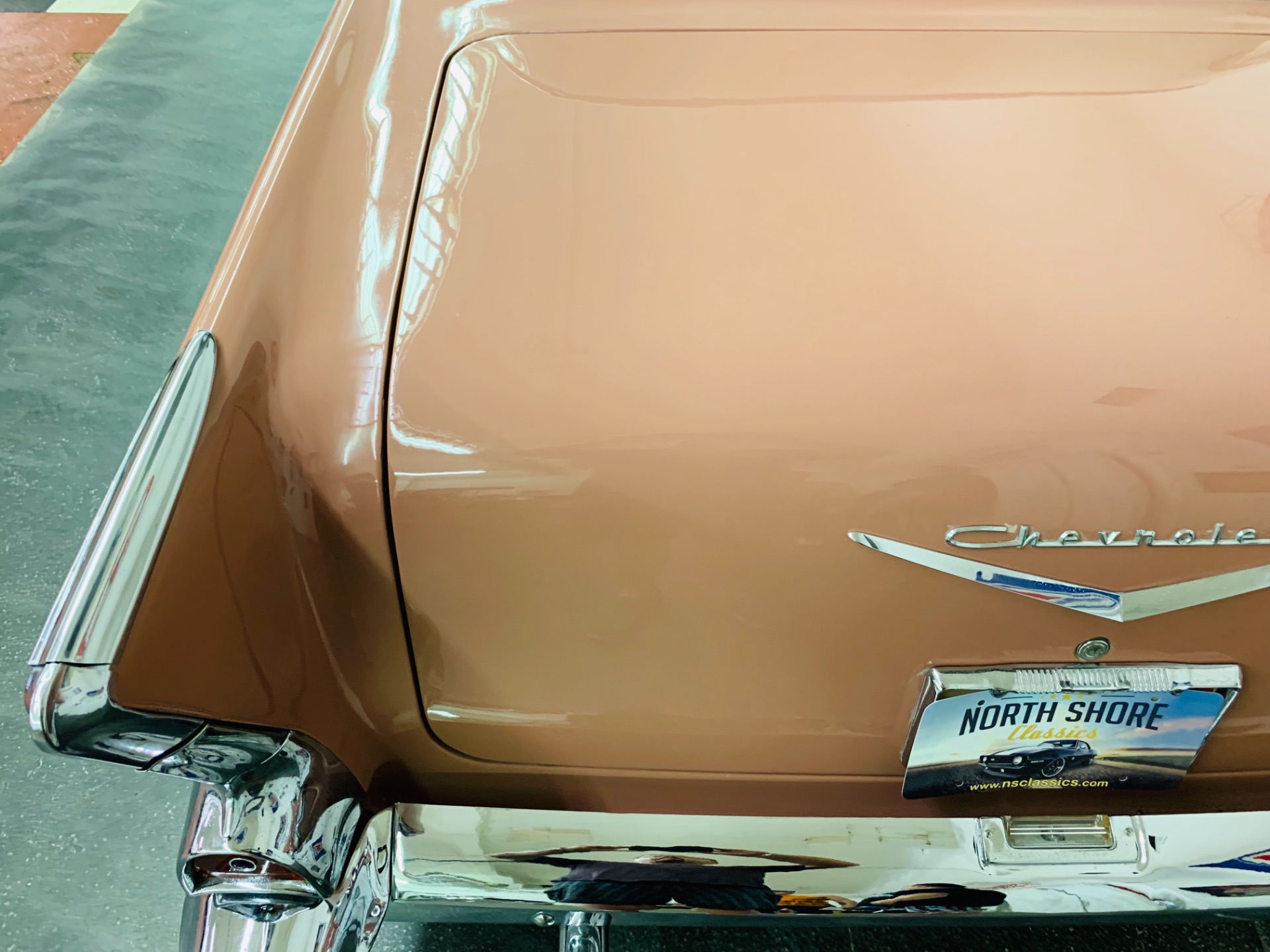 Used 1957 Chevrolet Bel Air/150/210 -4 DOOR SEDAN - CANYON CORAL - GREAT ORIGINAL CONDITION | Mundelein, IL