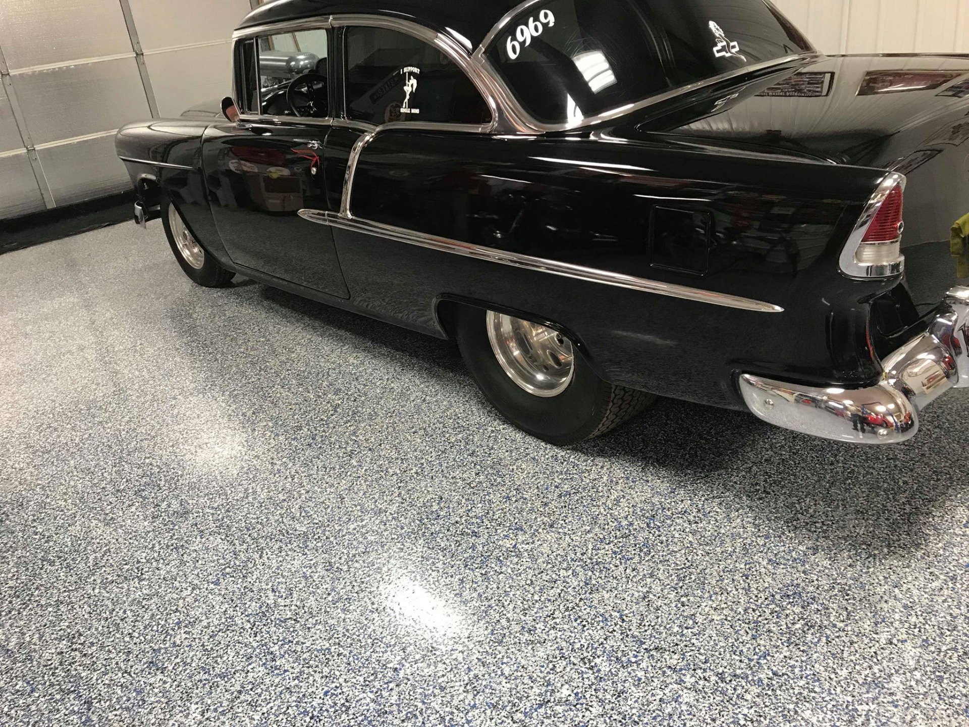 Used 1955 Chevrolet Bel Air/150/210 -BLOWN 502 SUPERCHARGED BLACK ON BLACK-SEE VIDEO- | Mundelein, IL