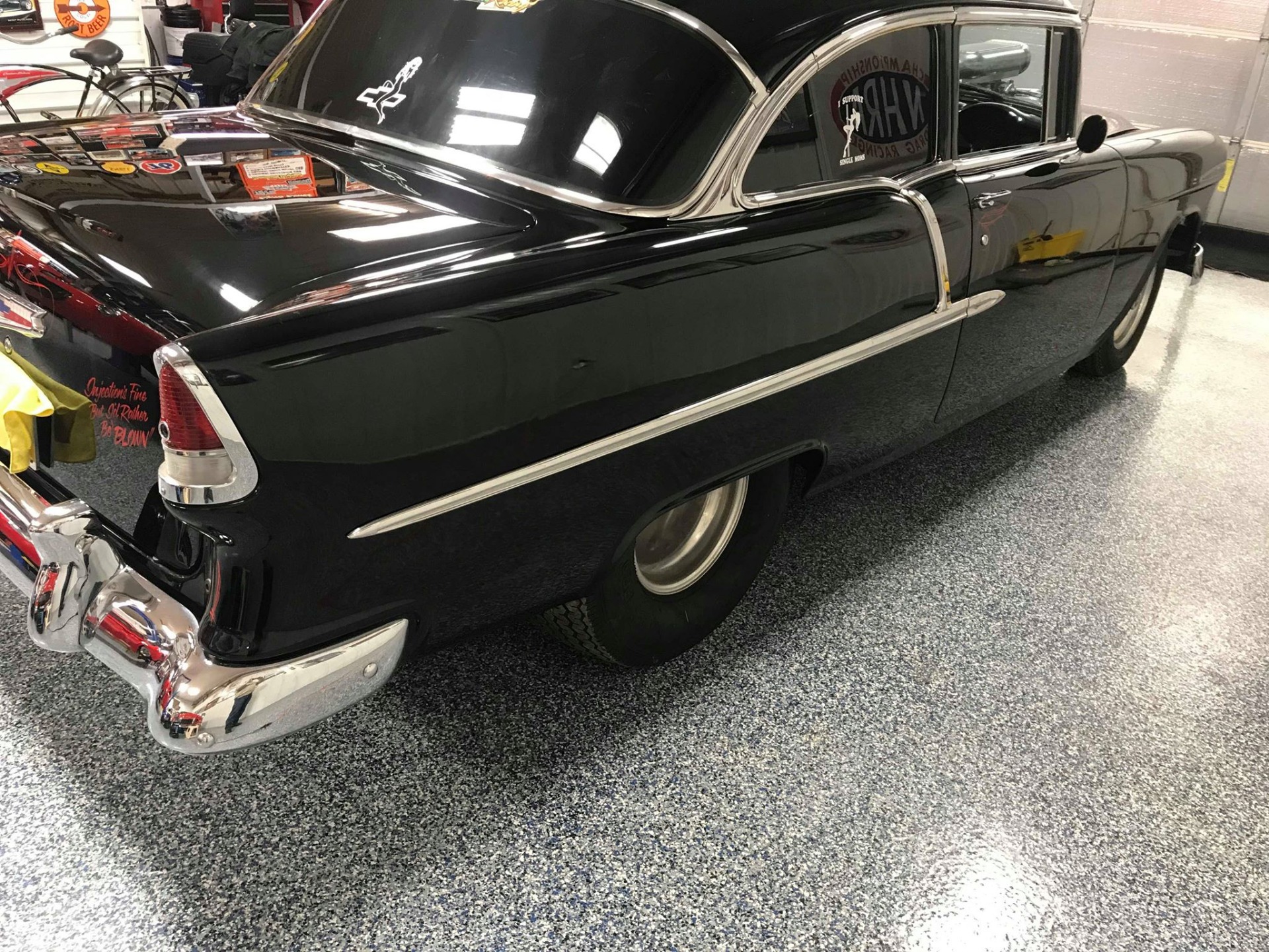 Used 1955 Chevrolet Bel Air/150/210 -BLOWN 502 SUPERCHARGED BLACK ON BLACK-SEE VIDEO- | Mundelein, IL