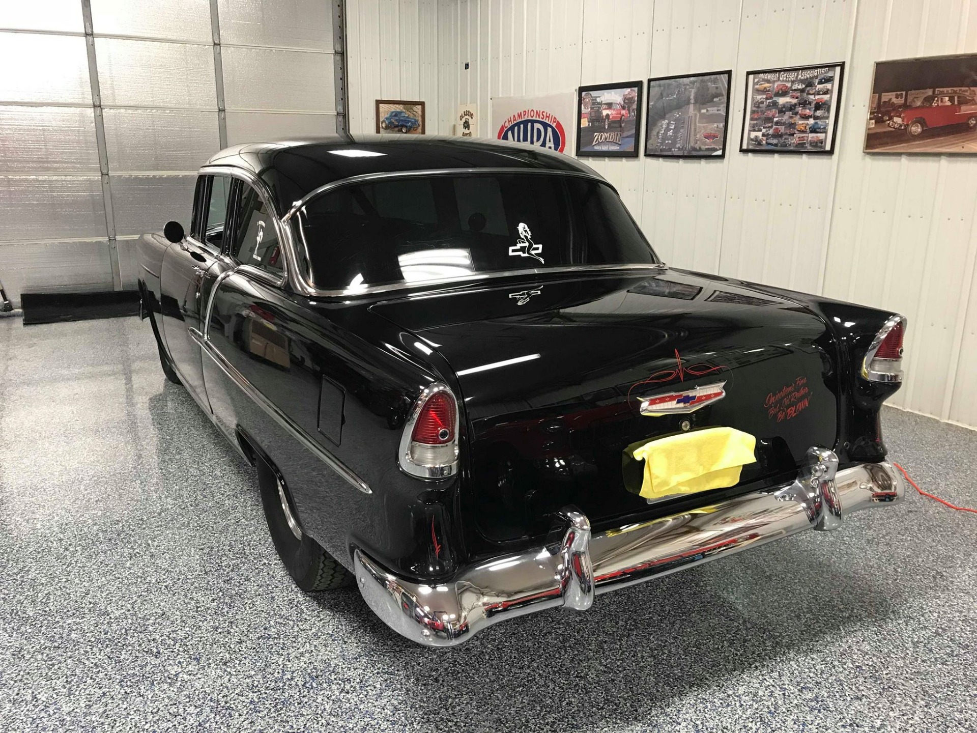 Used 1955 Chevrolet Bel Air/150/210 -BLOWN 502 SUPERCHARGED BLACK ON BLACK-SEE VIDEO- | Mundelein, IL