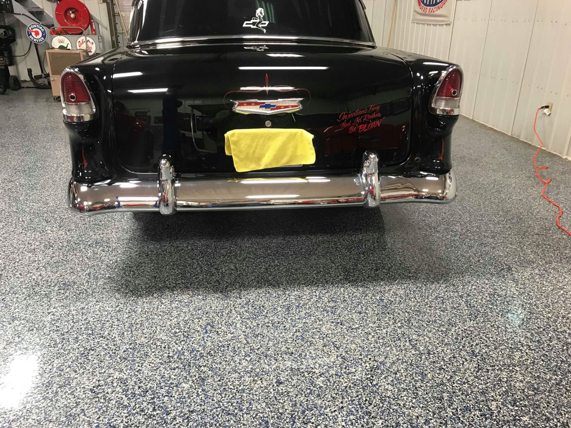 Used 1955 Chevrolet Bel Air/150/210 -BLOWN 502 SUPERCHARGED BLACK ON BLACK-SEE VIDEO- | Mundelein, IL