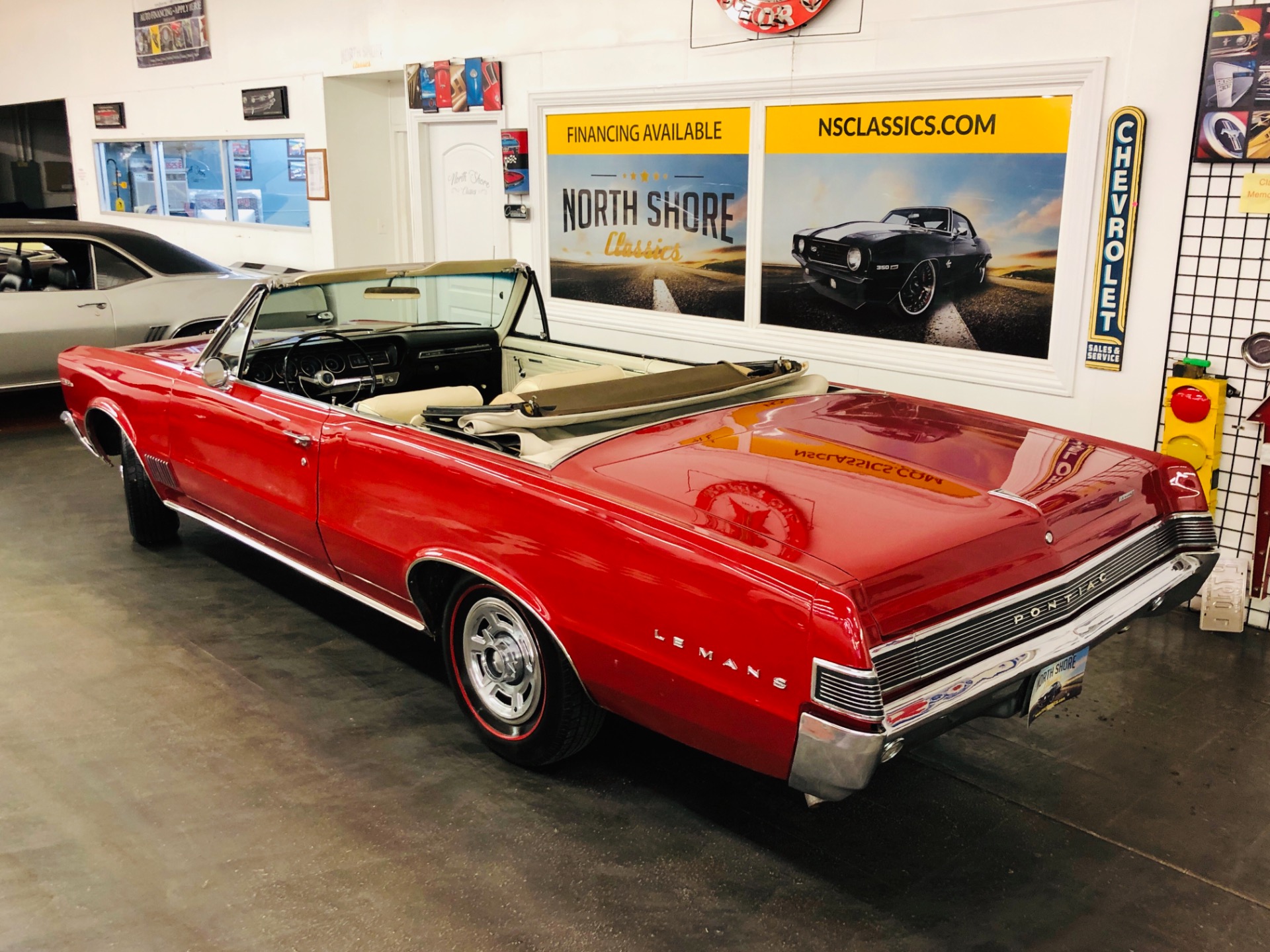 1965 Pontiac Lemans Convertible 326 V8 Factory Buckets And