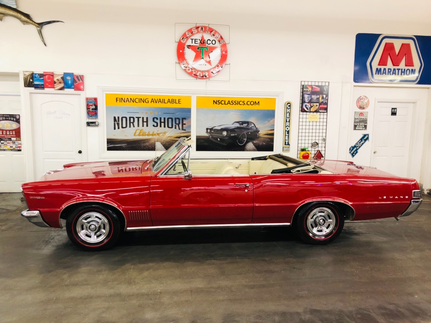 Used 1965 Pontiac Lemans - CONVERTIBLE - 326 V8 - FACTORY BUCKETS AND CONSOLE - SEE VIDEO | Mundelein, IL