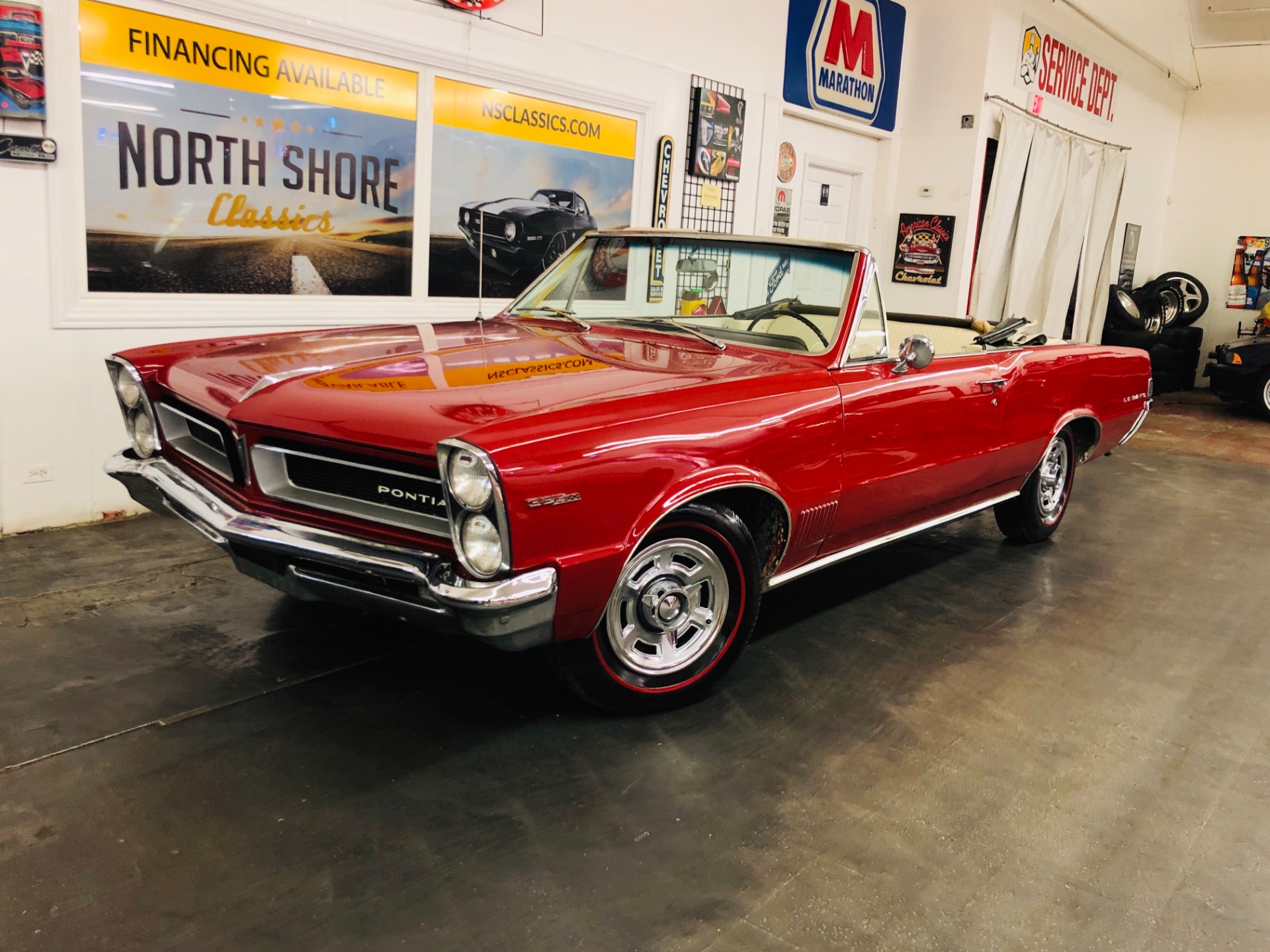 Used 1965 Pontiac Lemans - CONVERTIBLE - 326 V8 - FACTORY BUCKETS AND CONSOLE - SEE VIDEO | Mundelein, IL