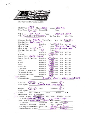 Used 1957 Chevrolet Bel Air -SOLD-NEW LOWER PRICE-Great Daily Driver 4 Speed-SEE VIDEO | Mundelein, IL