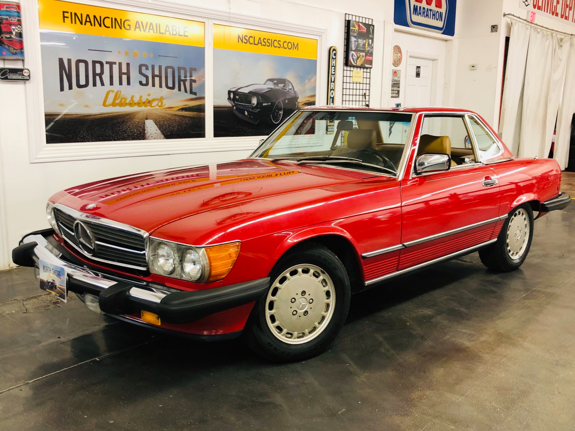 Used 1988 Mercedes Benz 560-Class -560 SL- CLASSIC CONVERTIBLE - SUPER CLEAN - SEE VIDEO | Mundelein, IL