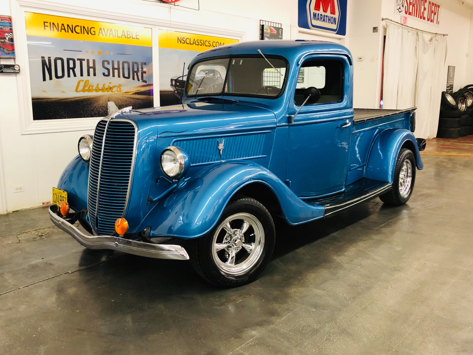 1937 Ford Pickup Hot Rod Truck 327 V8 Very Clean Body