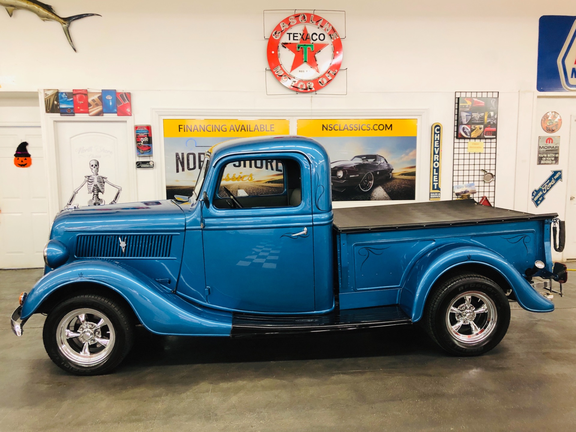 1937 Ford Pickup Hot Rod Truck 327 V8 Very Clean Body