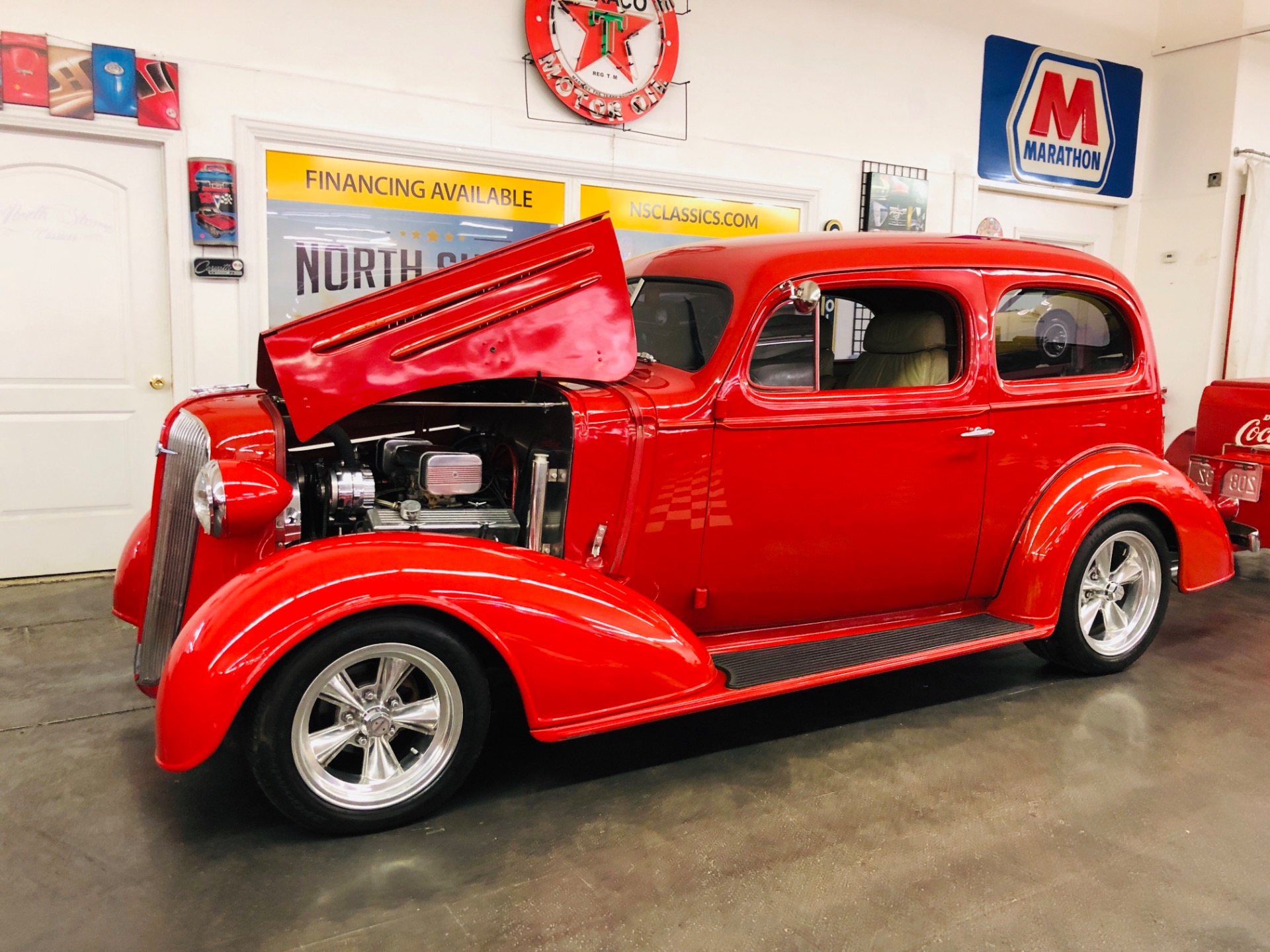 Used 1936 Chevrolet Hot Rod / Street Rod - 2 DOOR SEDAN - VERY RELIABLE - CUSTOM COCA-COLA TRAILER - SEE VIDEO | Mundelein, IL