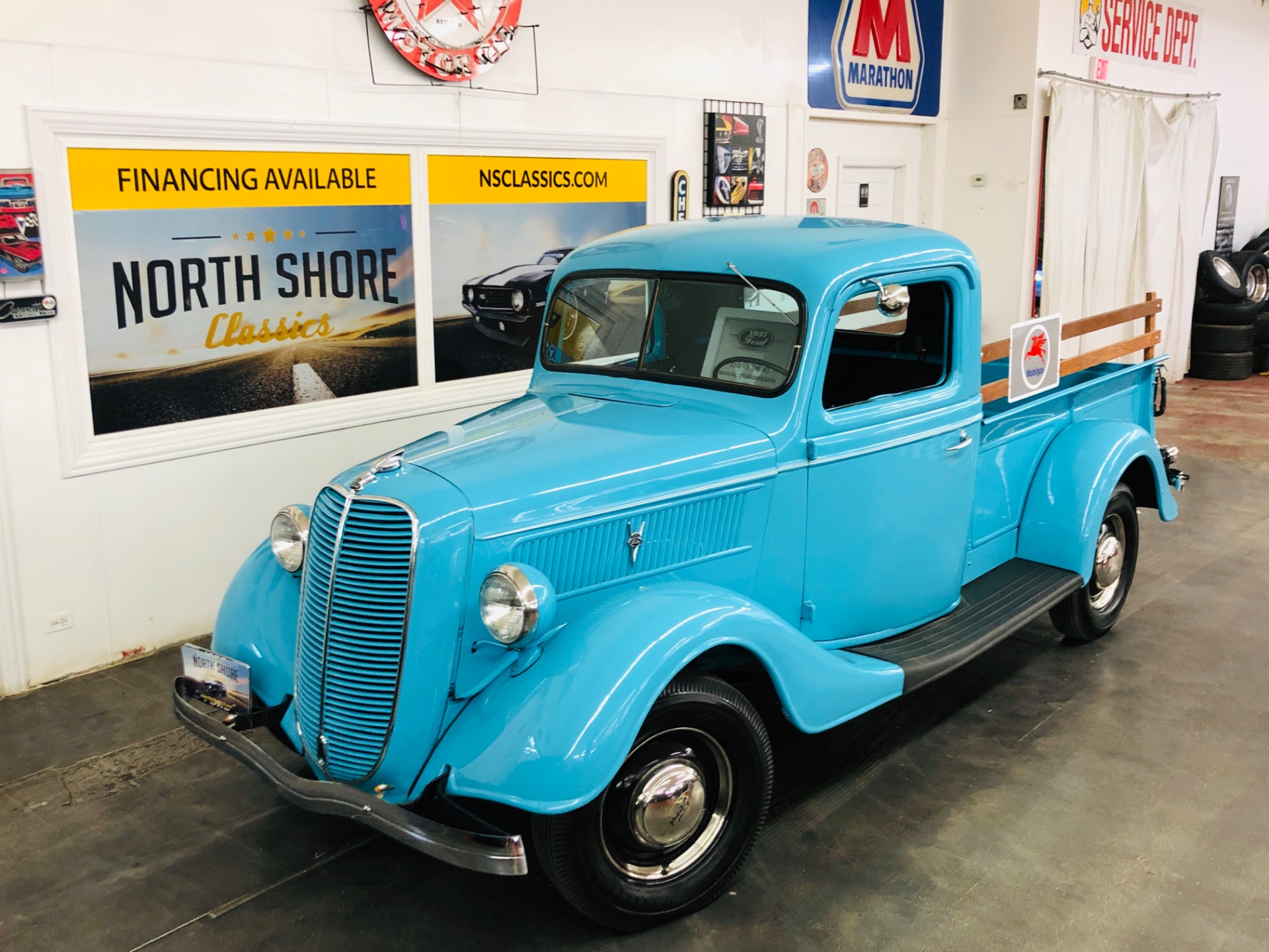 1937 Ford Pickup 350 Sbc Engine Super Clean Body And