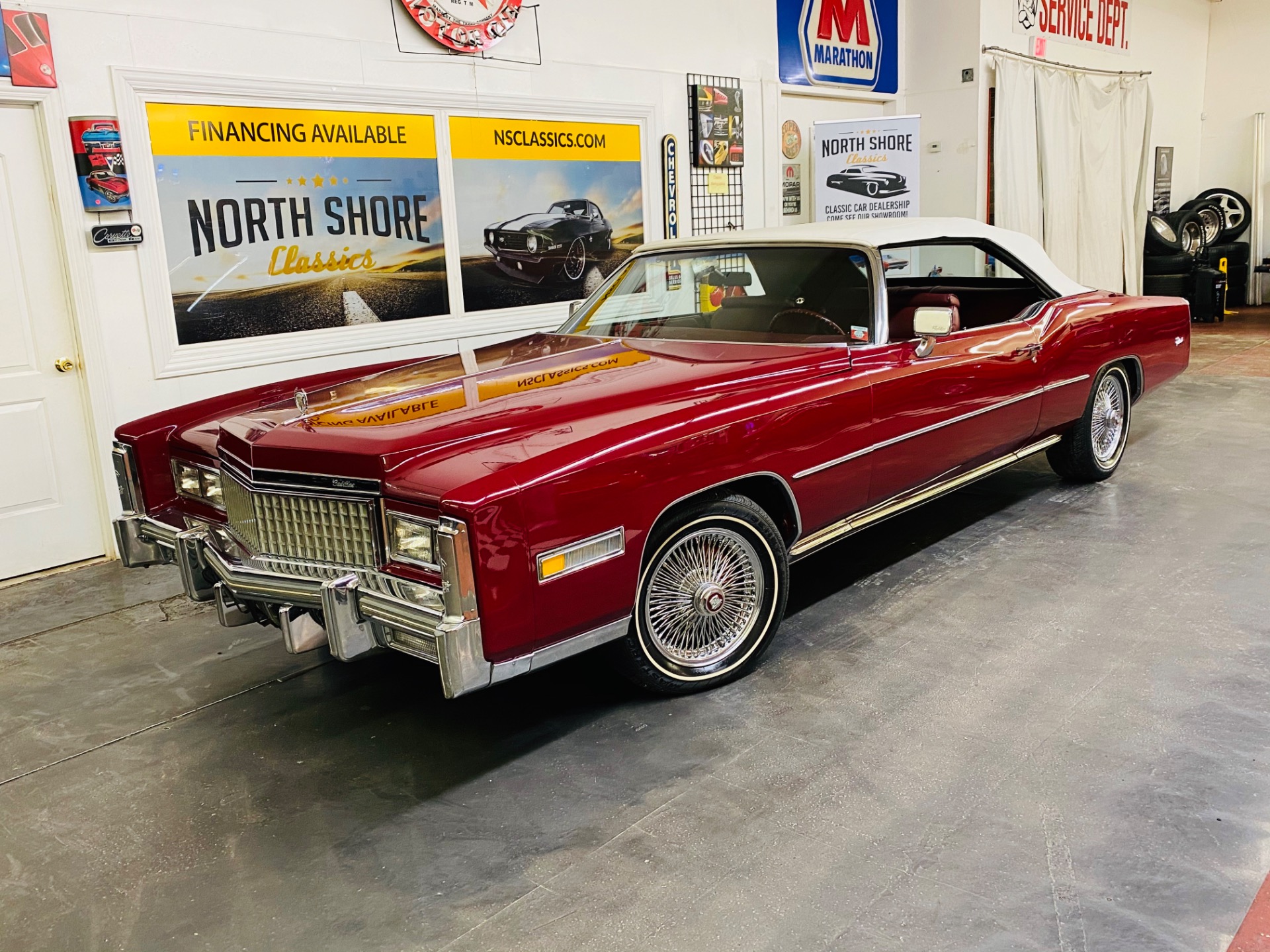 Used 1975 Cadillac Eldorado - CONVERTIBLE - 500 c.i. ENGINE - LOADED POWER OPTIONS - SEE VIDEO | Mundelein, IL
