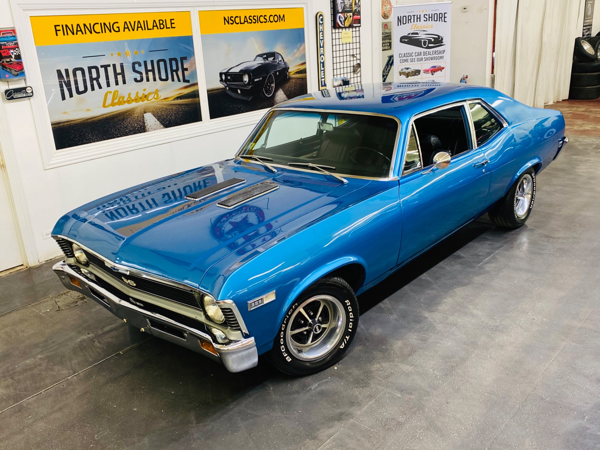 Used 1969 Chevrolet Nova - BIG BLOCK - 4 SPEED - LEMANS BLUE - SEE VIDEO | Mundelein, IL