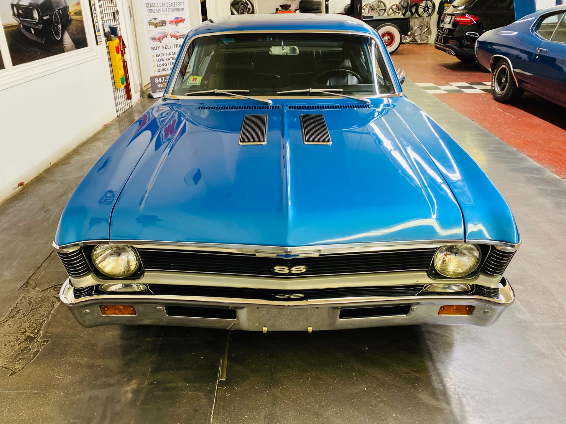Used 1969 Chevrolet Nova - BIG BLOCK - 4 SPEED - LEMANS BLUE - SEE VIDEO | Mundelein, IL