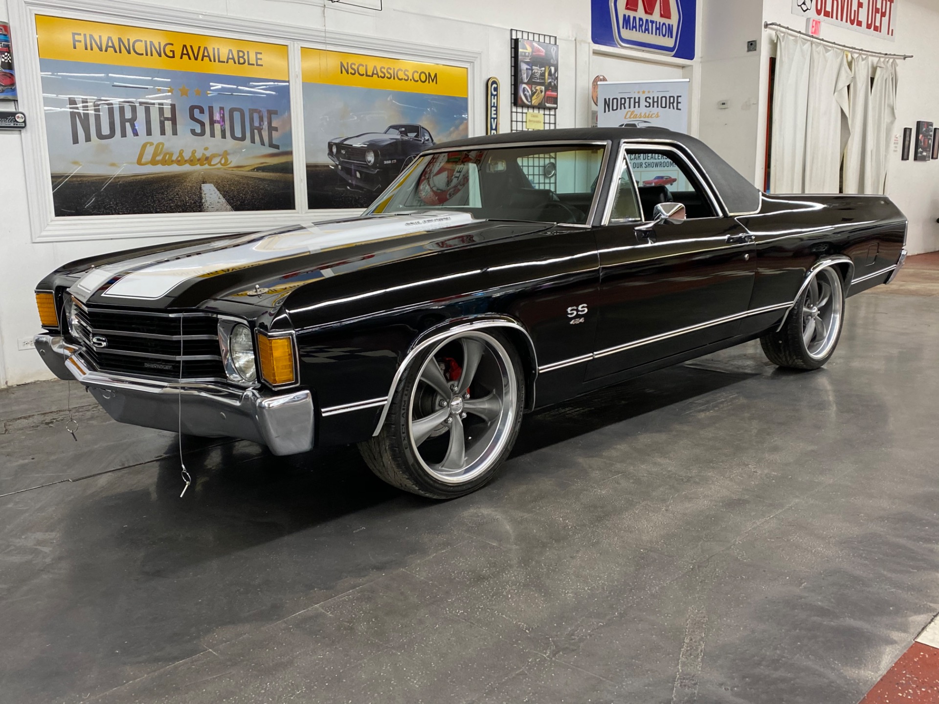 Used 1972 Chevrolet El Camino -SUPER SPORT TRIBUTE - 454 ENGINE - TUXEDO BLACK - | Mundelein, IL