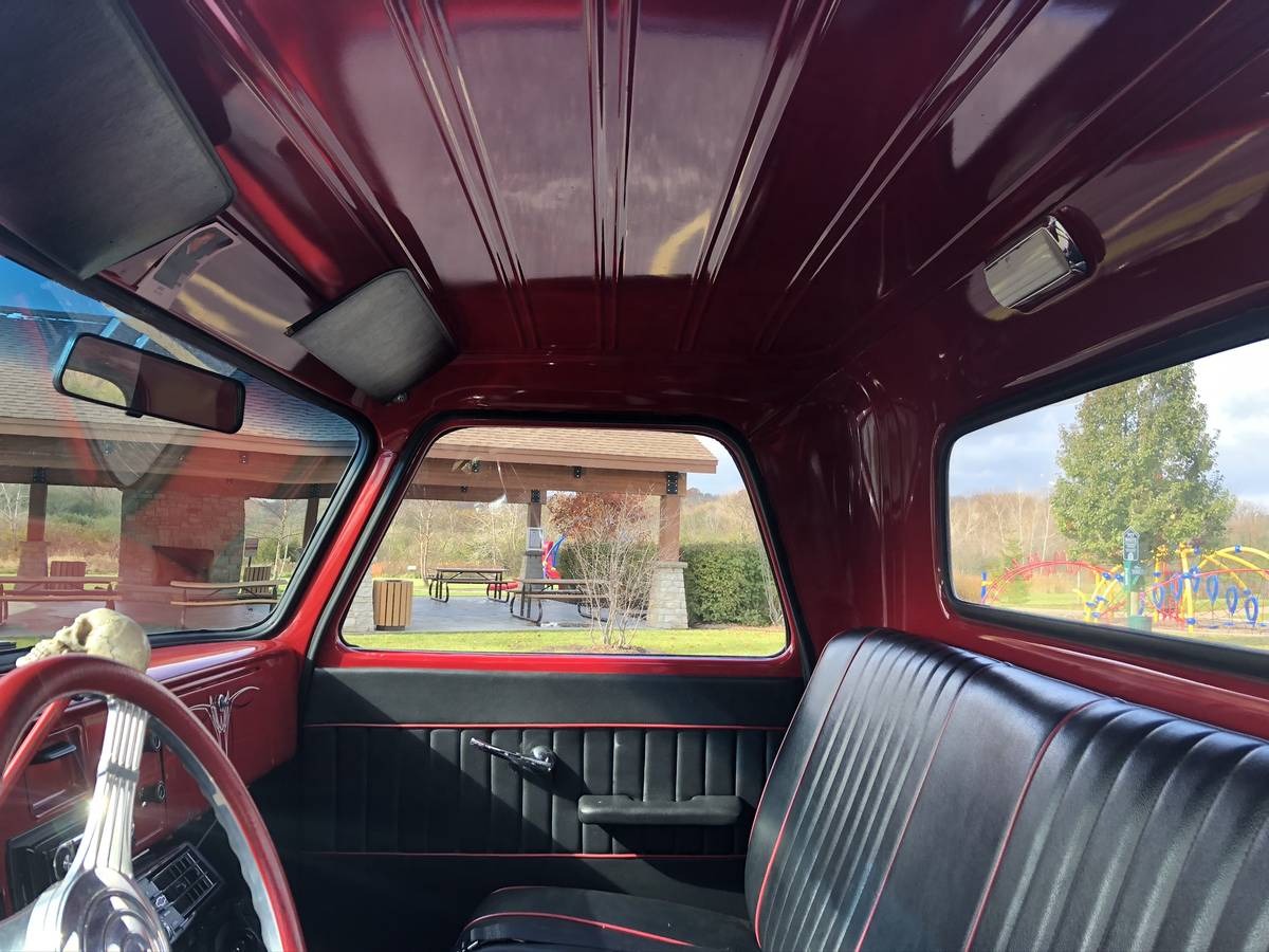 Used 1965 GMC C10 - SATIN BLACK PAINT - CUSTOM INTERIOR - AIR CONDITIONING | Mundelein, IL