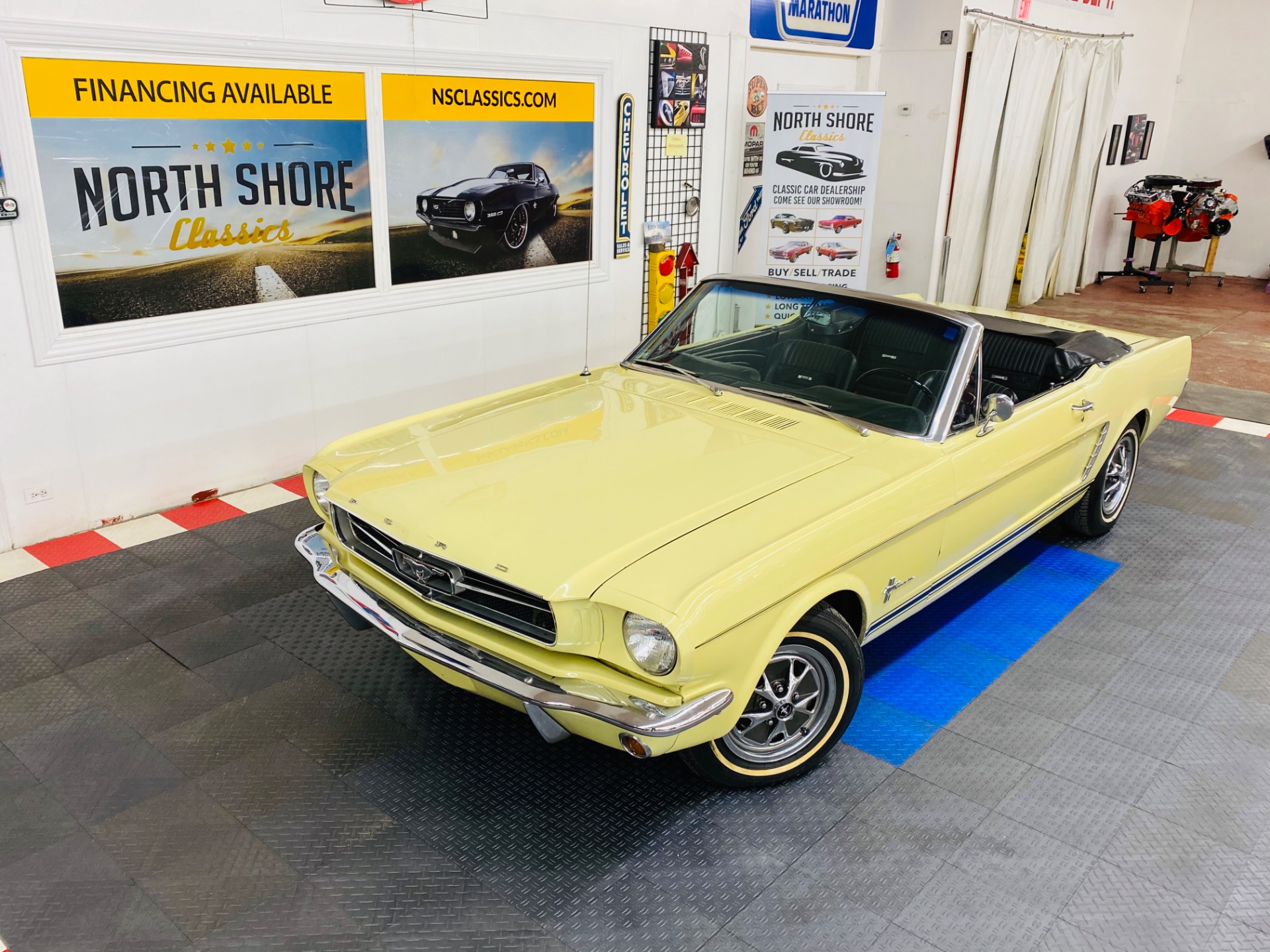 Used 1965 Ford Mustang - CONVERTIBLE - FACTORY A/C - 3 SPEED MANUAL - | Mundelein, IL