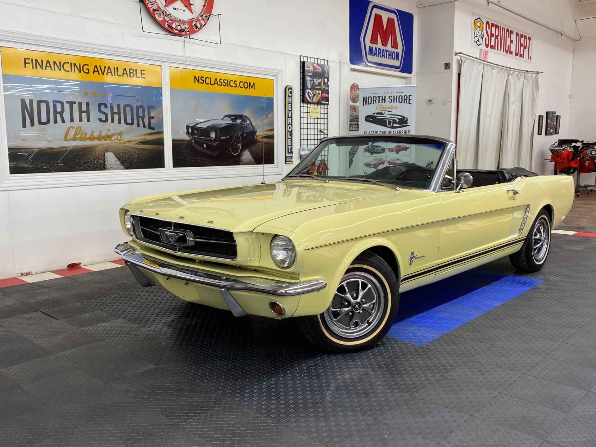 Used 1965 Ford Mustang - CONVERTIBLE - FACTORY A/C - 3 SPEED MANUAL - | Mundelein, IL