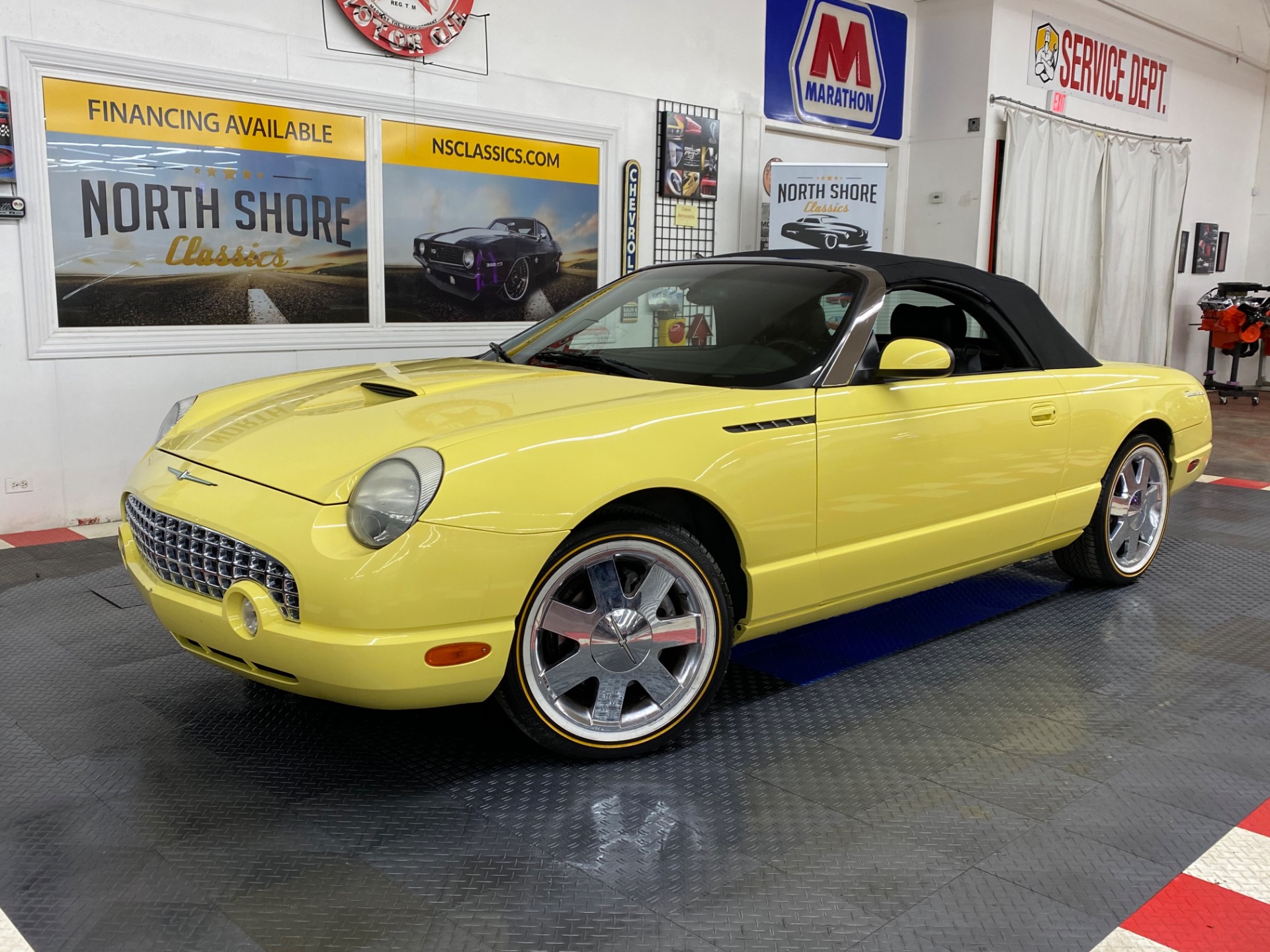 Used 2002 Ford Thunderbird -DELUXE CONVERTIBLE - CLEAN CAR FAX - | Mundelein, IL