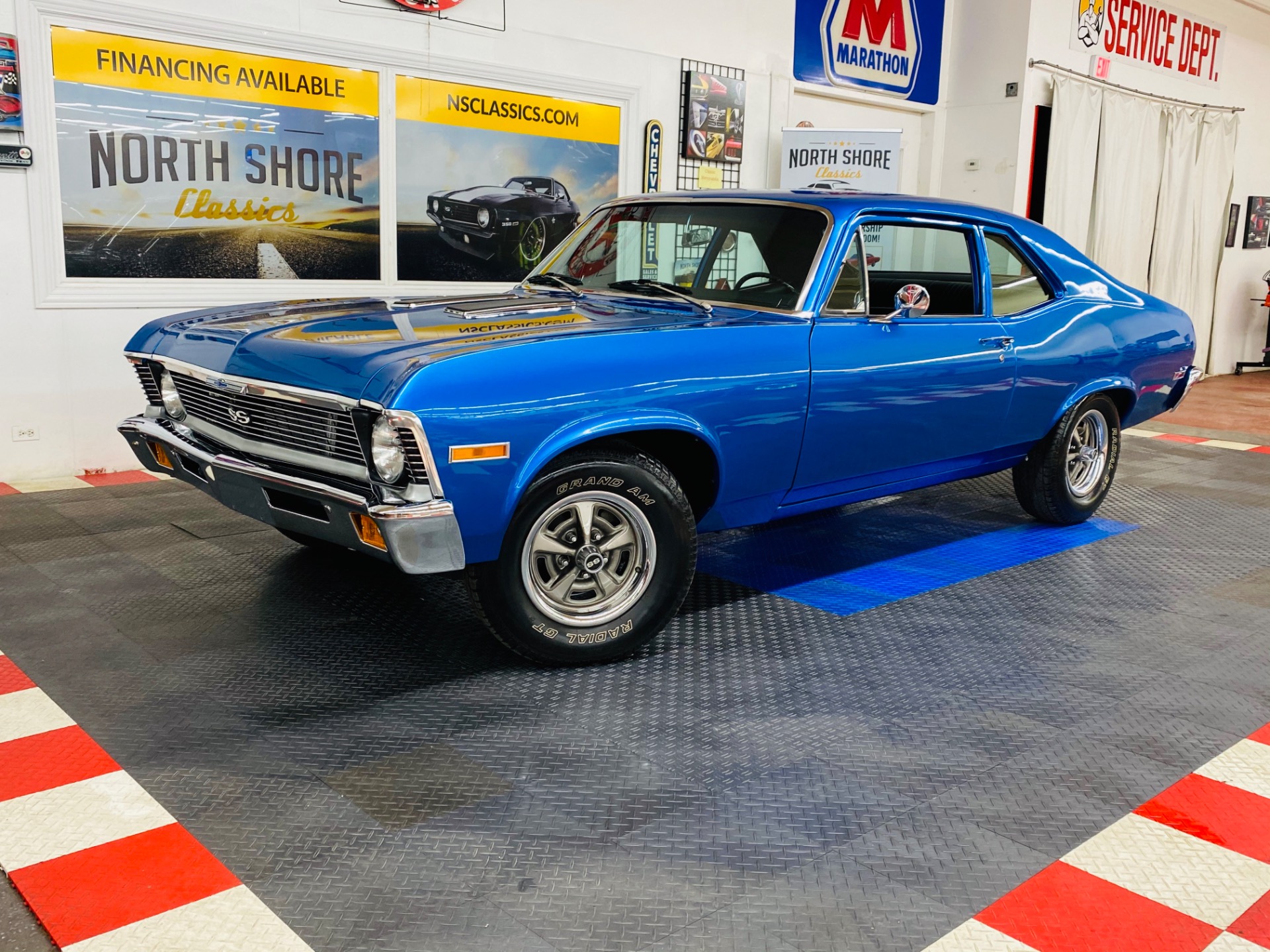 Used 1972 Chevrolet Nova -NEW PAINT - 4 SPEED - BRAND NEW A/C SYSTEM - SEE VIDEO - | Mundelein, IL