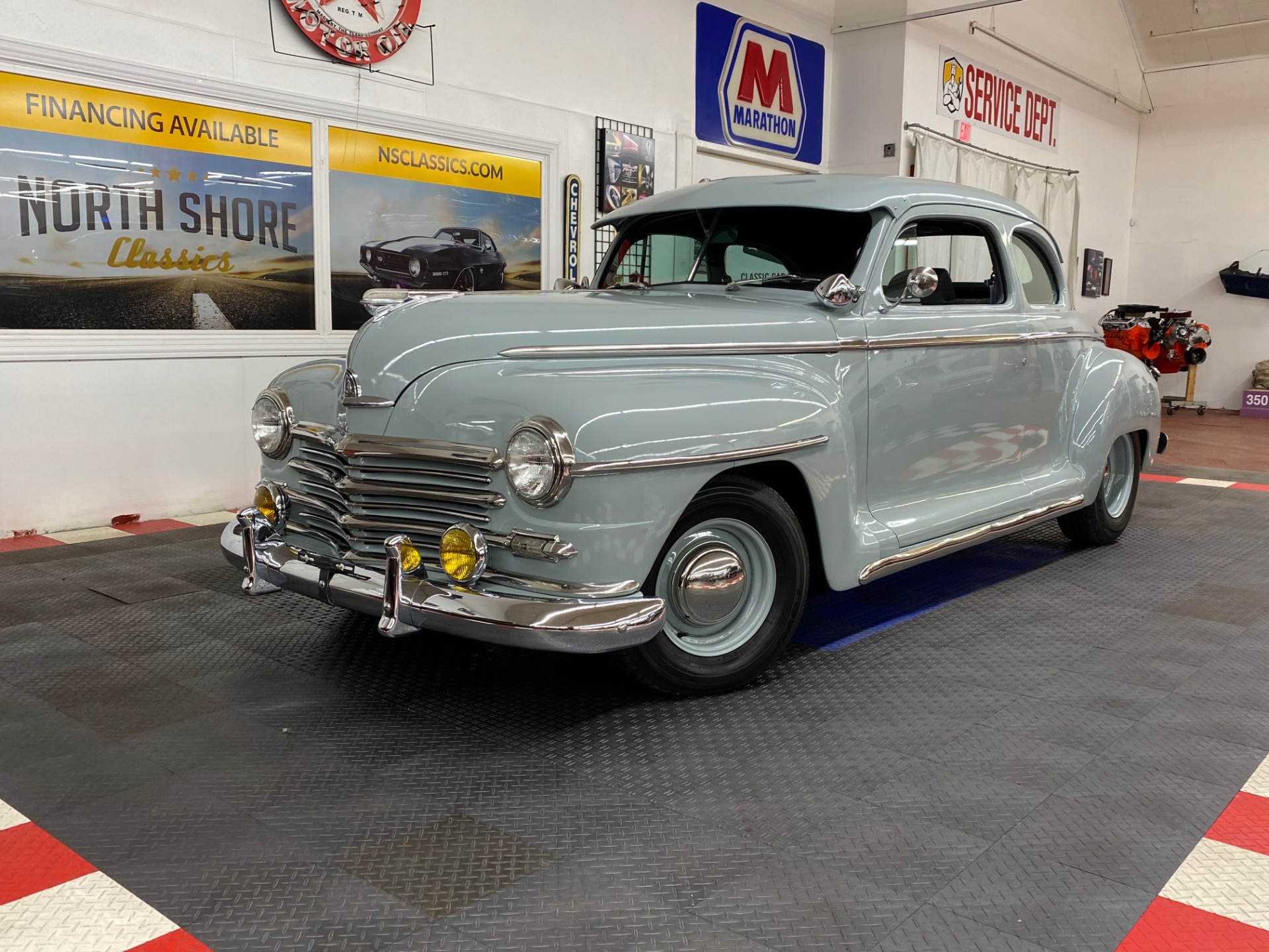 Used 1948 Plymouth Club Coupe -Modern A/C system - SBC 350 Engine - Drive Anywhere - SEE VIDEO | Mundelein, IL