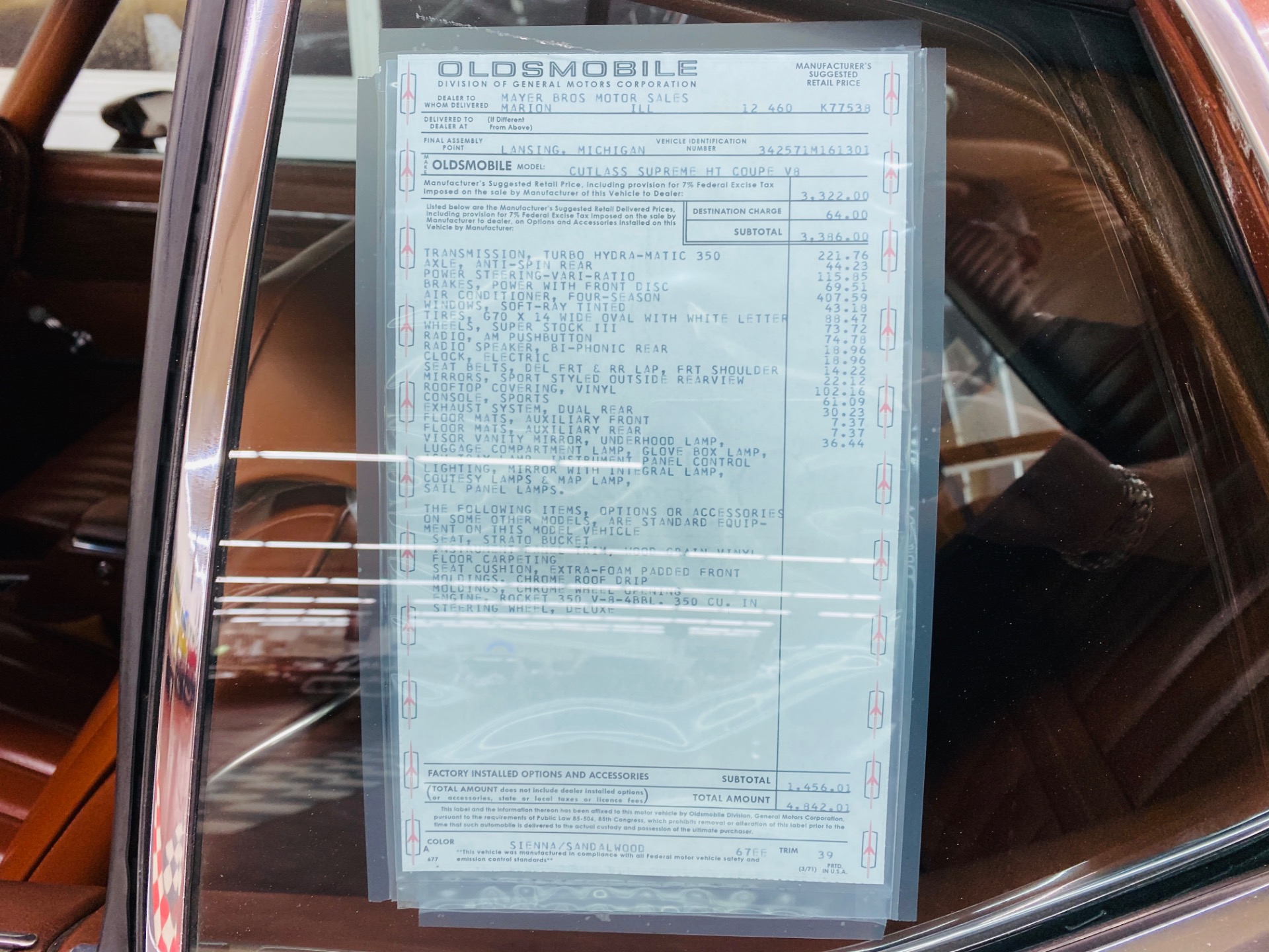 Used 1971 Oldsmobile Cutlass - FACTORY A/C - SUPER CLEAN - DRIVE ANYWHERE - SEE VIDEO | Mundelein, IL