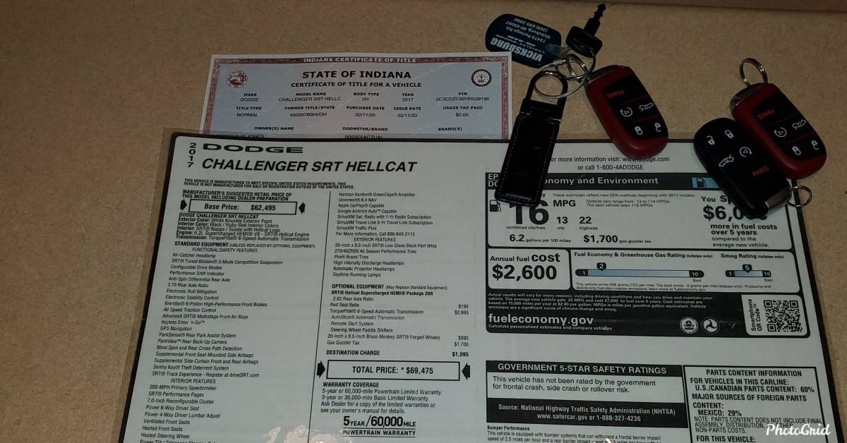 Used 2017 Dodge Challenger - HELLCAT - LOTS OF UPGRADES AND MODS - | St. Petersburg, FL