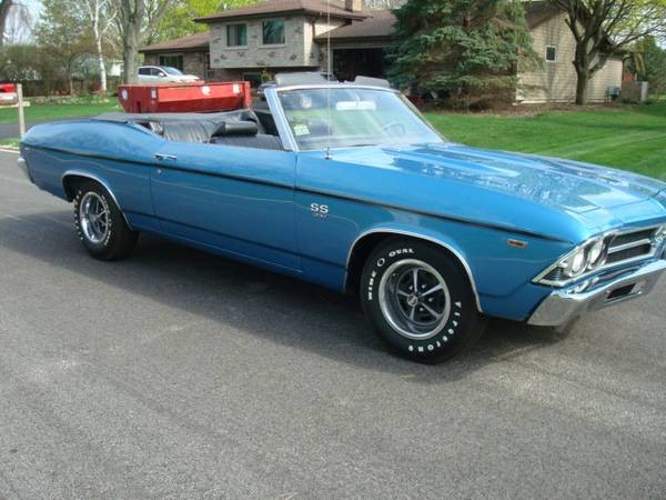 Used 1969 Chevrolet Chevelle SS396-4 SPEED- RESTORED 2013-SEE VIDEOS | Mundelein, IL