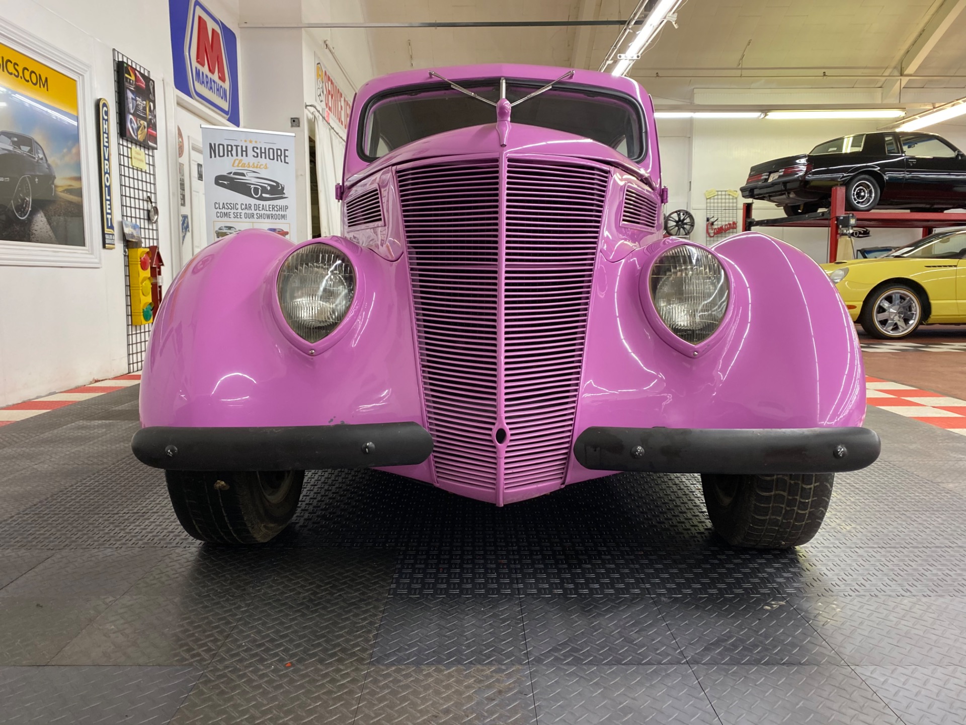Used 1937 Ford Tudor Sedan - OLD SCHOOL STREET ROD - FLATHEAD V8 - MANUAL TRANS - SEE VIDEO | Mundelein, IL