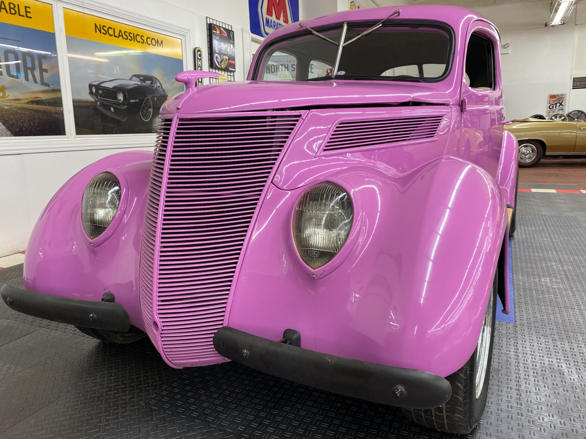 Used 1937 Ford Tudor Sedan - OLD SCHOOL STREET ROD - FLATHEAD V8 - MANUAL TRANS - SEE VIDEO | Mundelein, IL