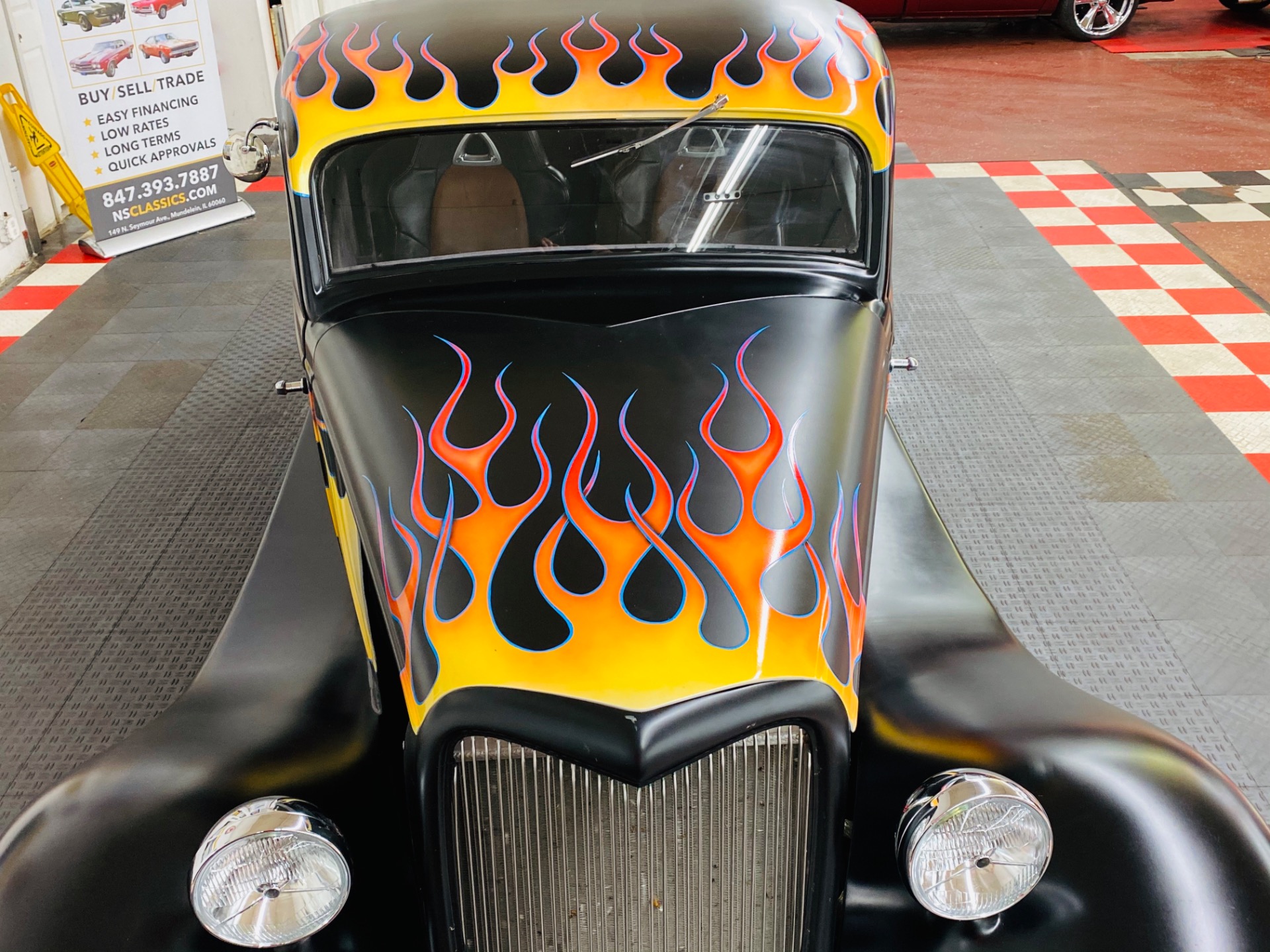 Used 1934 FORD Hot Rod / Street Rod -OLD SCHOOL STREET ROD - VERY RELIABLE - CUSTOM FLAMES - SEE VIDEO | Mundelein, IL