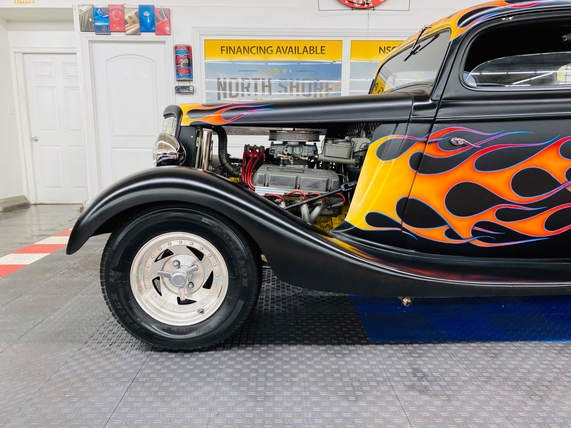 Used 1934 FORD Hot Rod / Street Rod -OLD SCHOOL STREET ROD - VERY RELIABLE - CUSTOM FLAMES - SEE VIDEO | Mundelein, IL