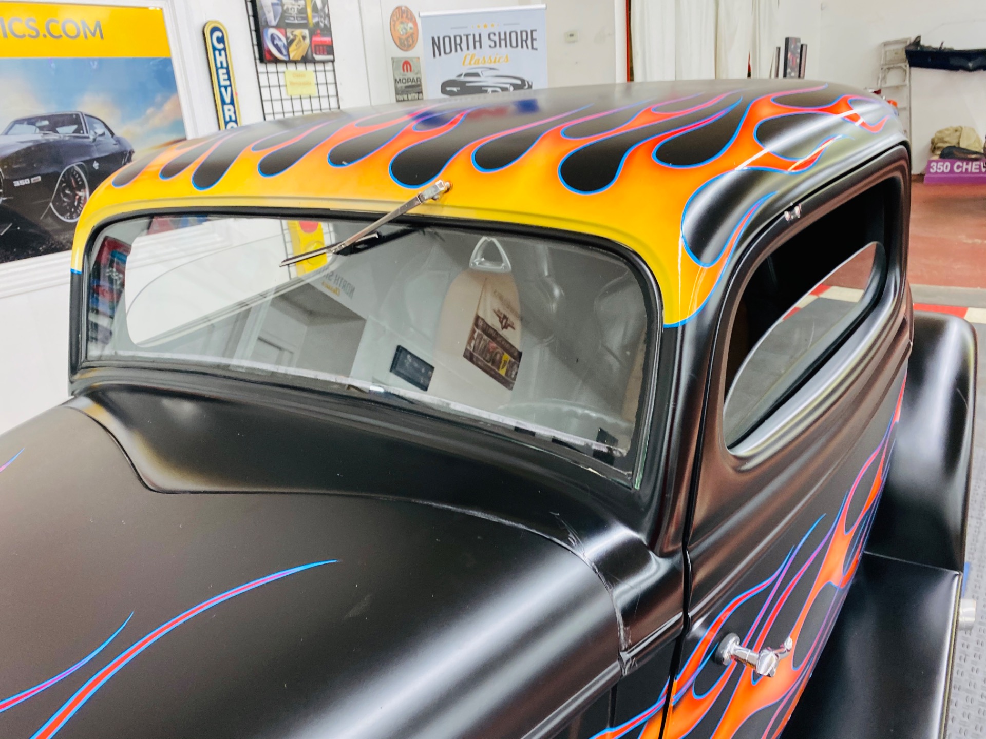 Used 1934 FORD Hot Rod / Street Rod -OLD SCHOOL STREET ROD - VERY RELIABLE - CUSTOM FLAMES - SEE VIDEO | Mundelein, IL