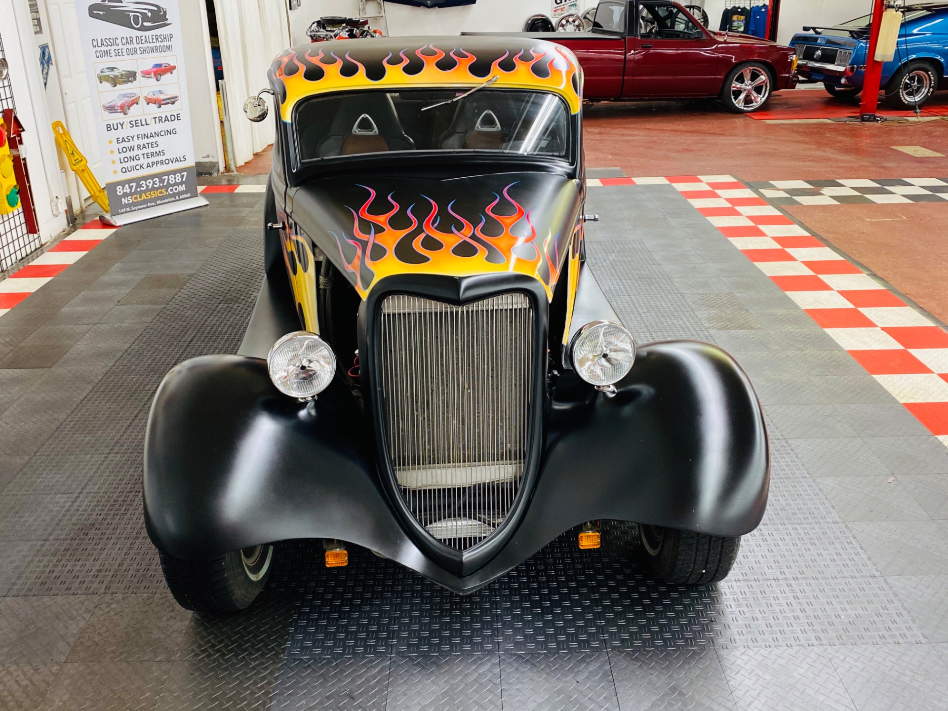 Used 1934 FORD Hot Rod / Street Rod -OLD SCHOOL STREET ROD - VERY RELIABLE - CUSTOM FLAMES - SEE VIDEO | Mundelein, IL