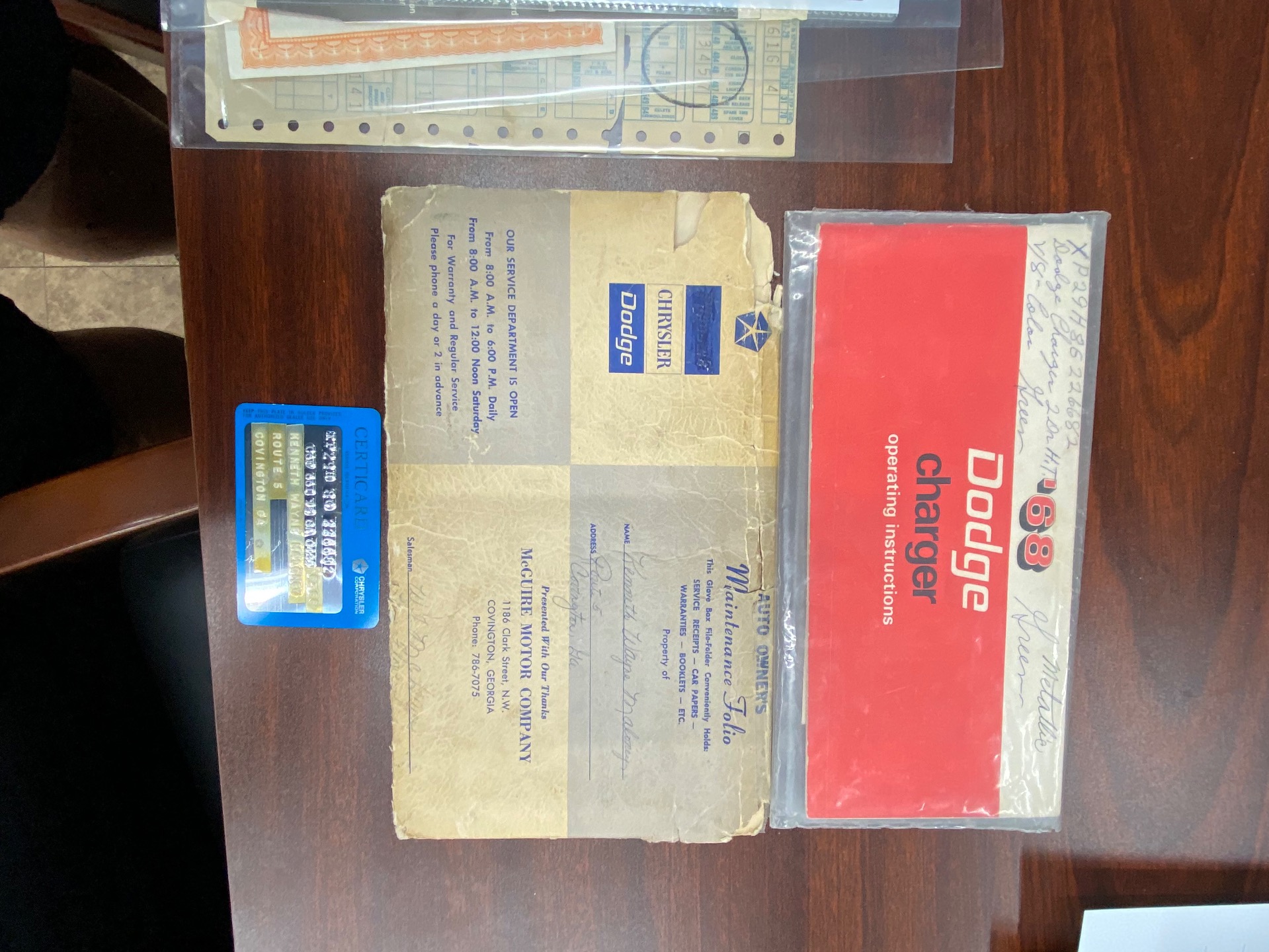 Used 1968 Dodge Charger - 383 ENGINE - LOTS OF ORIGINAL DOCS - SEE VIDEO - | Mundelein, IL