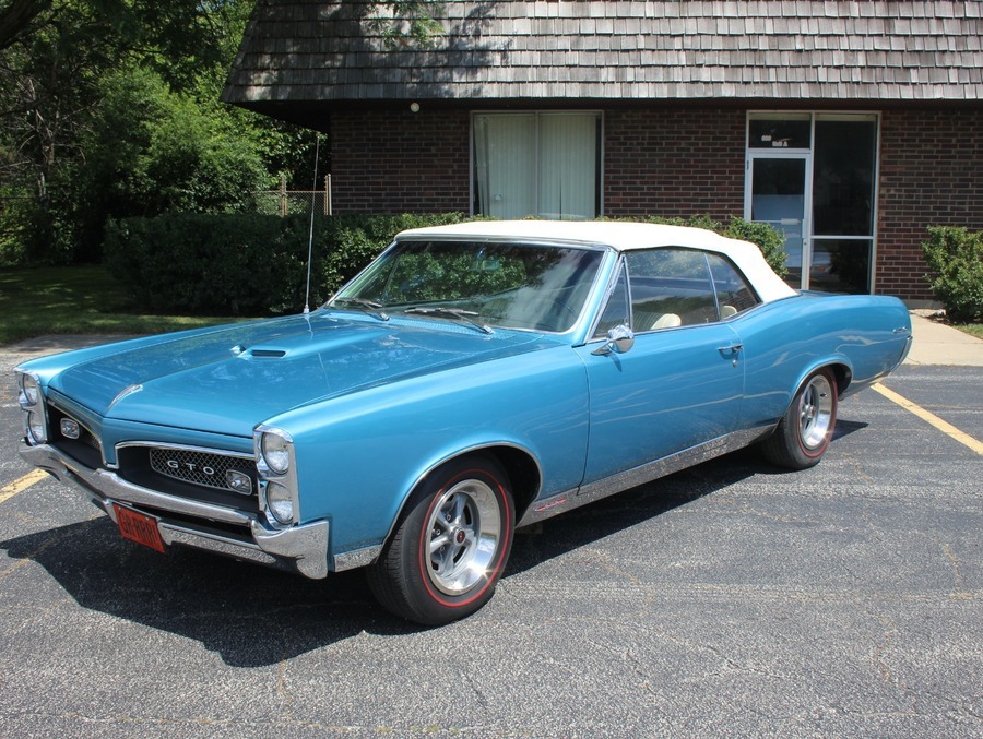 Used 1967 Pontiac GTO - CONVERTIBLE - TYROL BLUE - 400 V8 AUTO TRANS - | St. Petersburg, FL