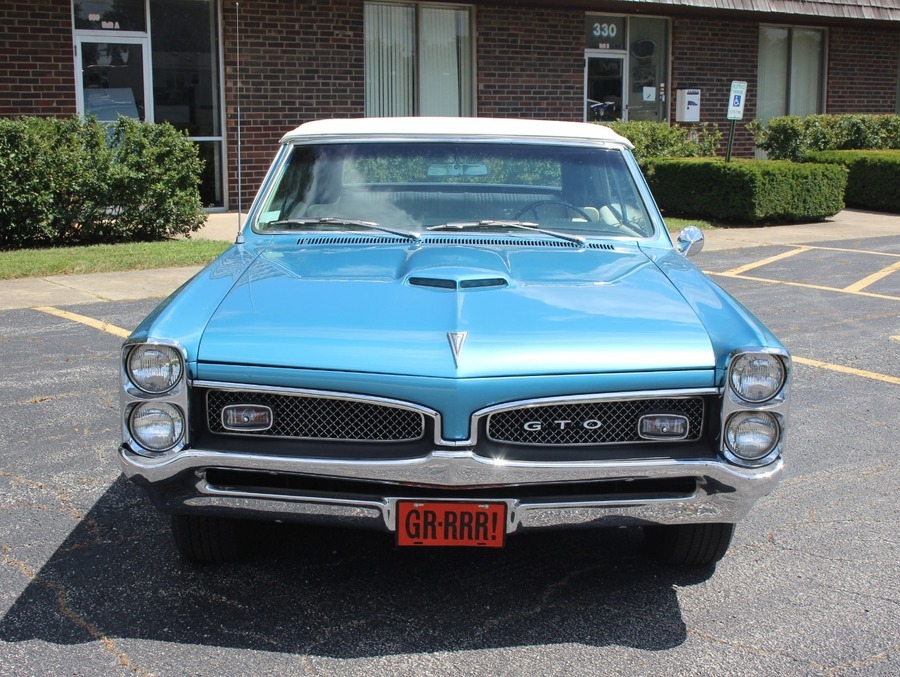 Used 1967 Pontiac GTO - CONVERTIBLE - TYROL BLUE - 400 V8 AUTO TRANS - | St. Petersburg, FL