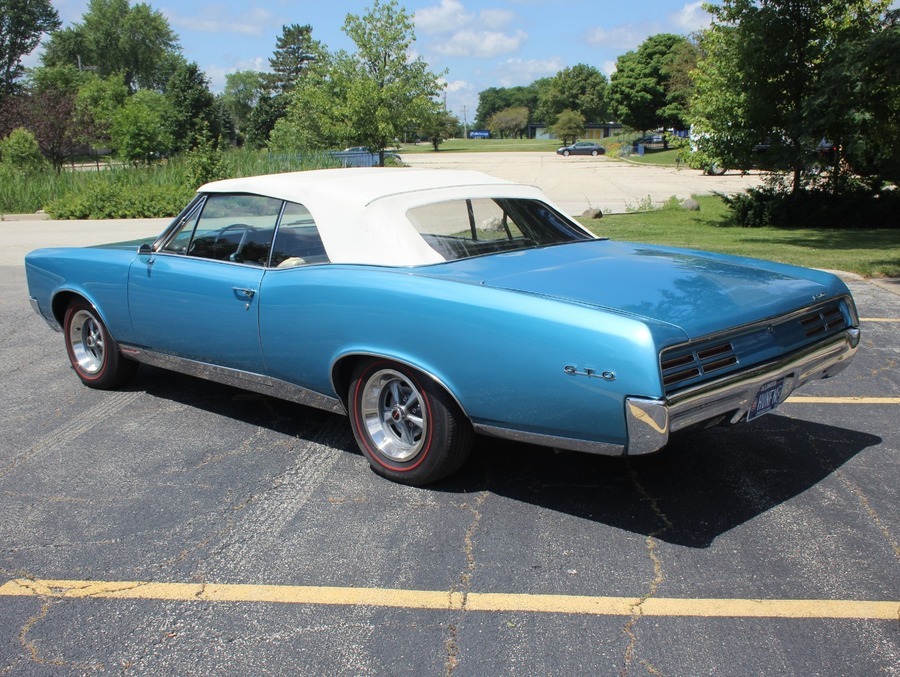 Used 1967 Pontiac GTO - CONVERTIBLE - TYROL BLUE - 400 V8 AUTO TRANS - | St. Petersburg, FL