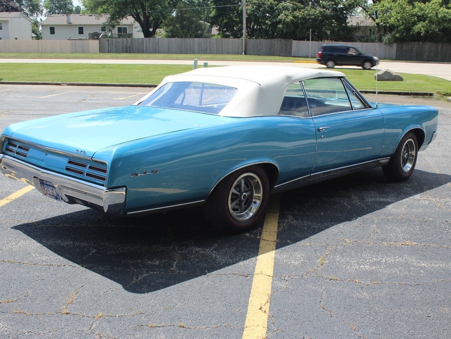 Used 1967 Pontiac GTO - CONVERTIBLE - TYROL BLUE - 400 V8 AUTO TRANS - | St. Petersburg, FL