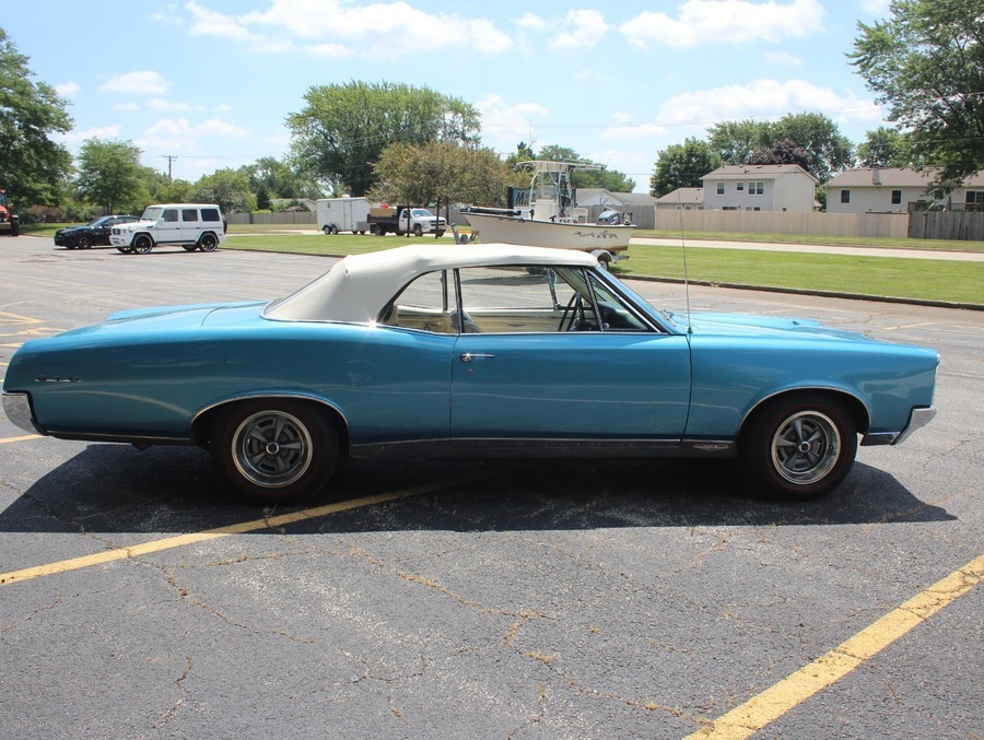 Used 1967 Pontiac GTO - CONVERTIBLE - TYROL BLUE - 400 V8 AUTO TRANS - | St. Petersburg, FL