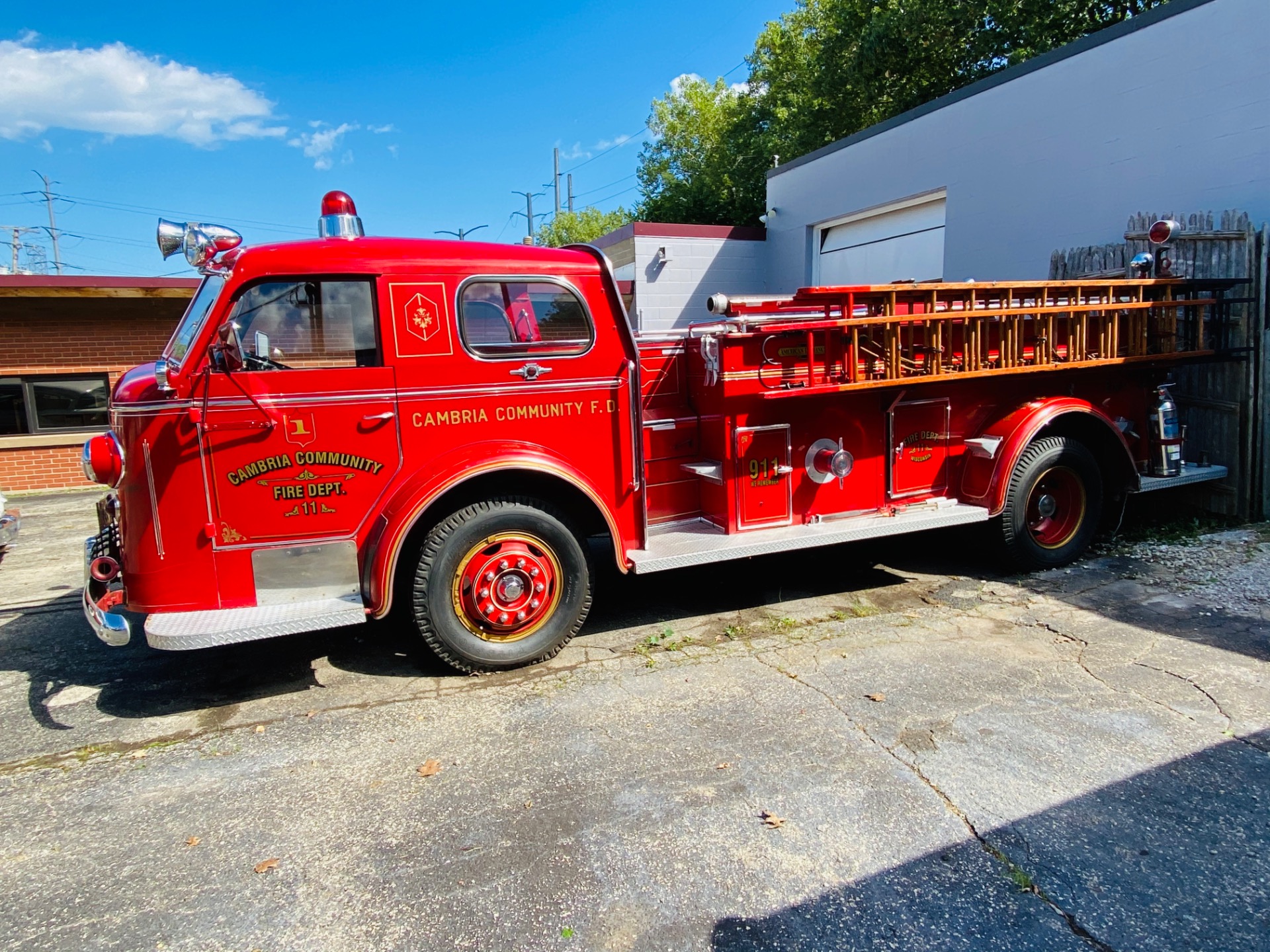 1948 American LaFrance Fire Truck Wisconsin FD Stock # 48495CVO for